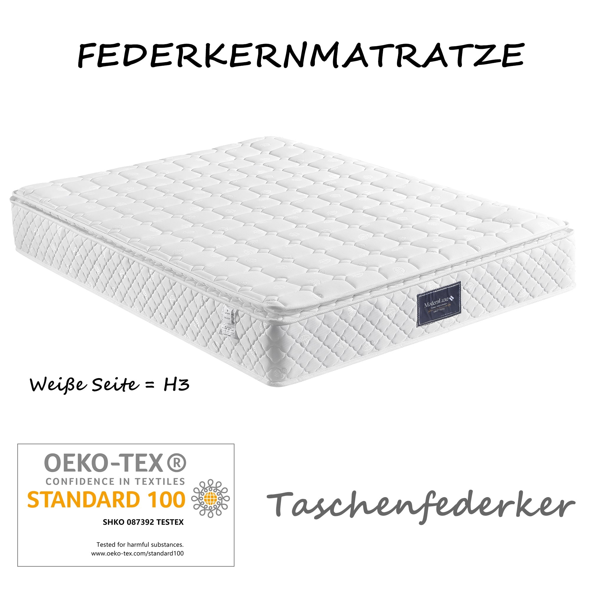 Logidon opbergbed gestoffeerd bed hydraulisch 140x200 beige linnen