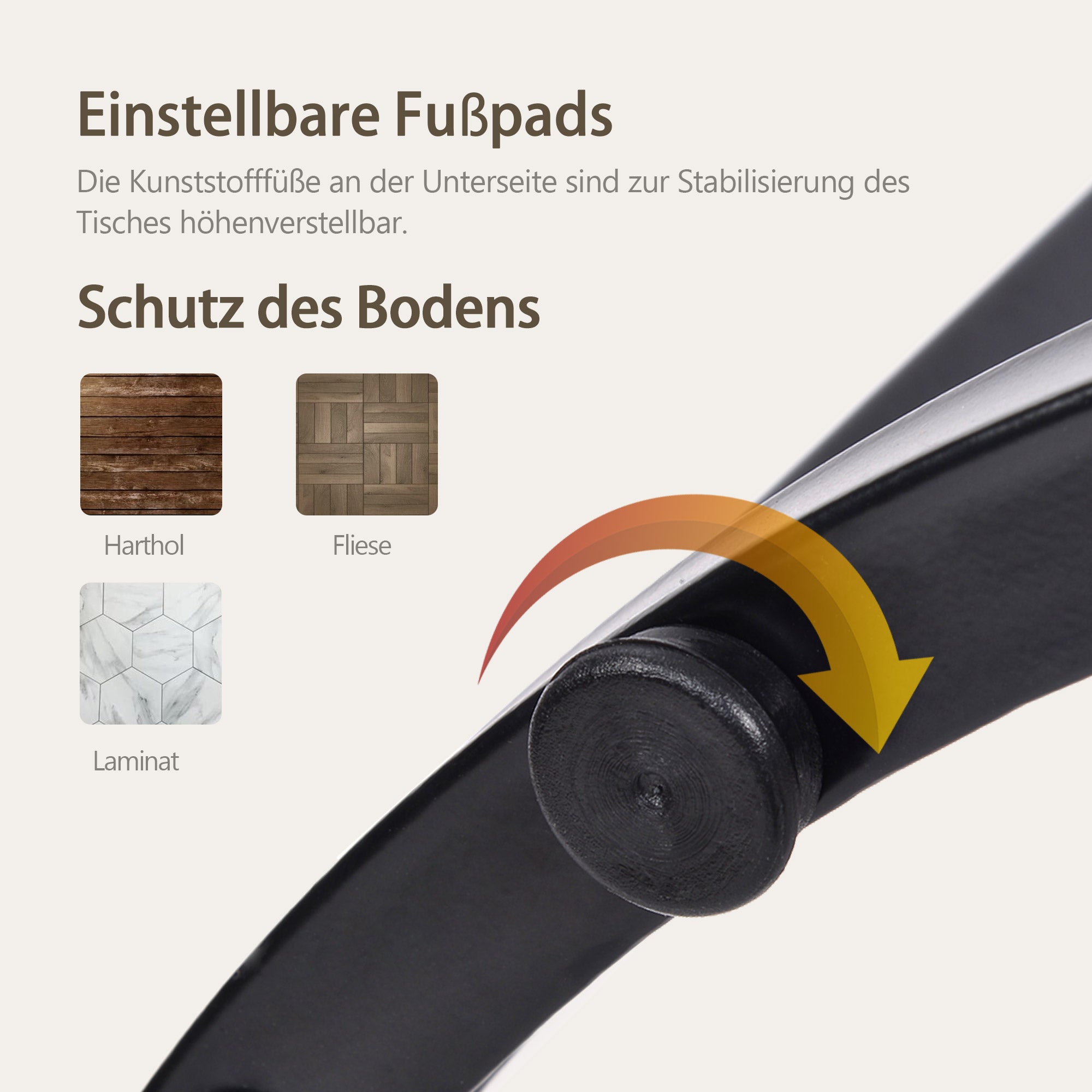Logidon ronde salontafels set van 2 bruin nestbaar MDF
