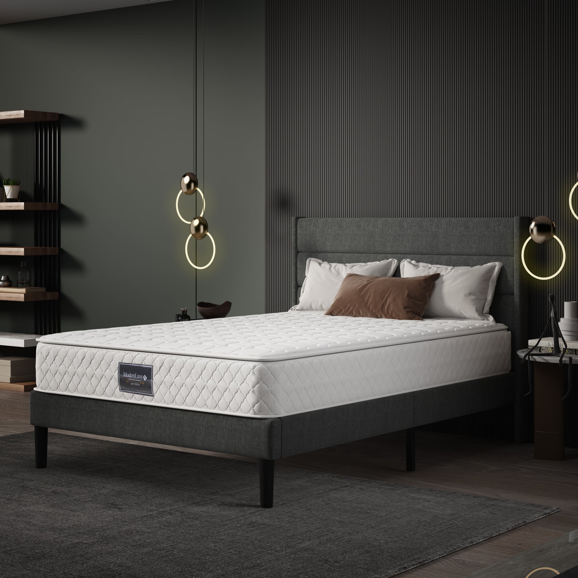 Logidon binnenveringsmatras 7-zone koudschuim pocketvering 90x200 H3