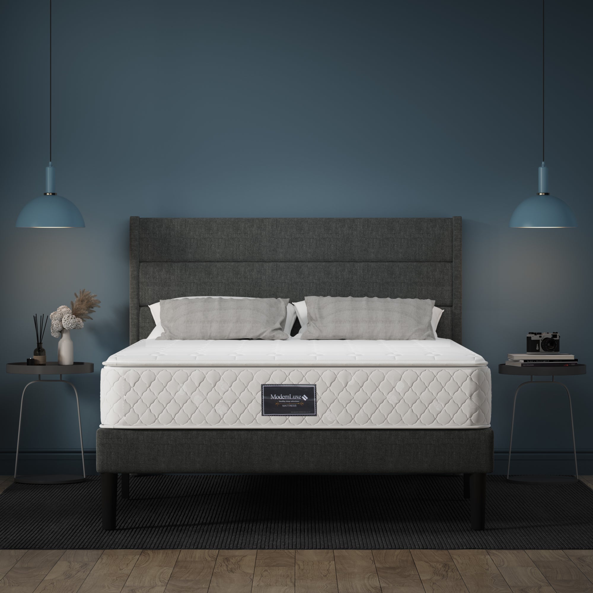 Logidon binnenveringsmatras 7-zone koudschuim pocketvering 90x200 H3