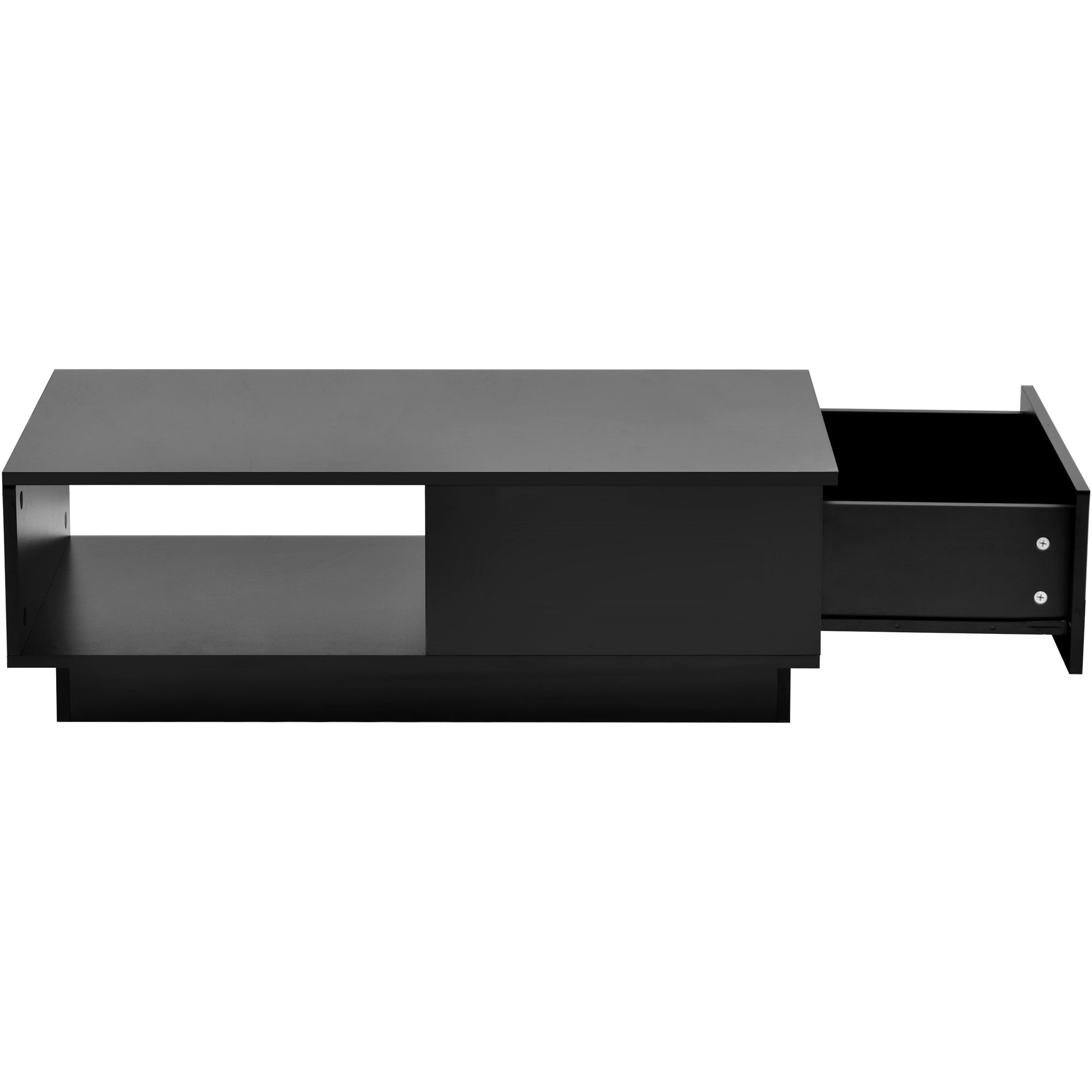 Logidon salontafel hoogglans zwart LED verlichting 15 kleuren 95x55x32