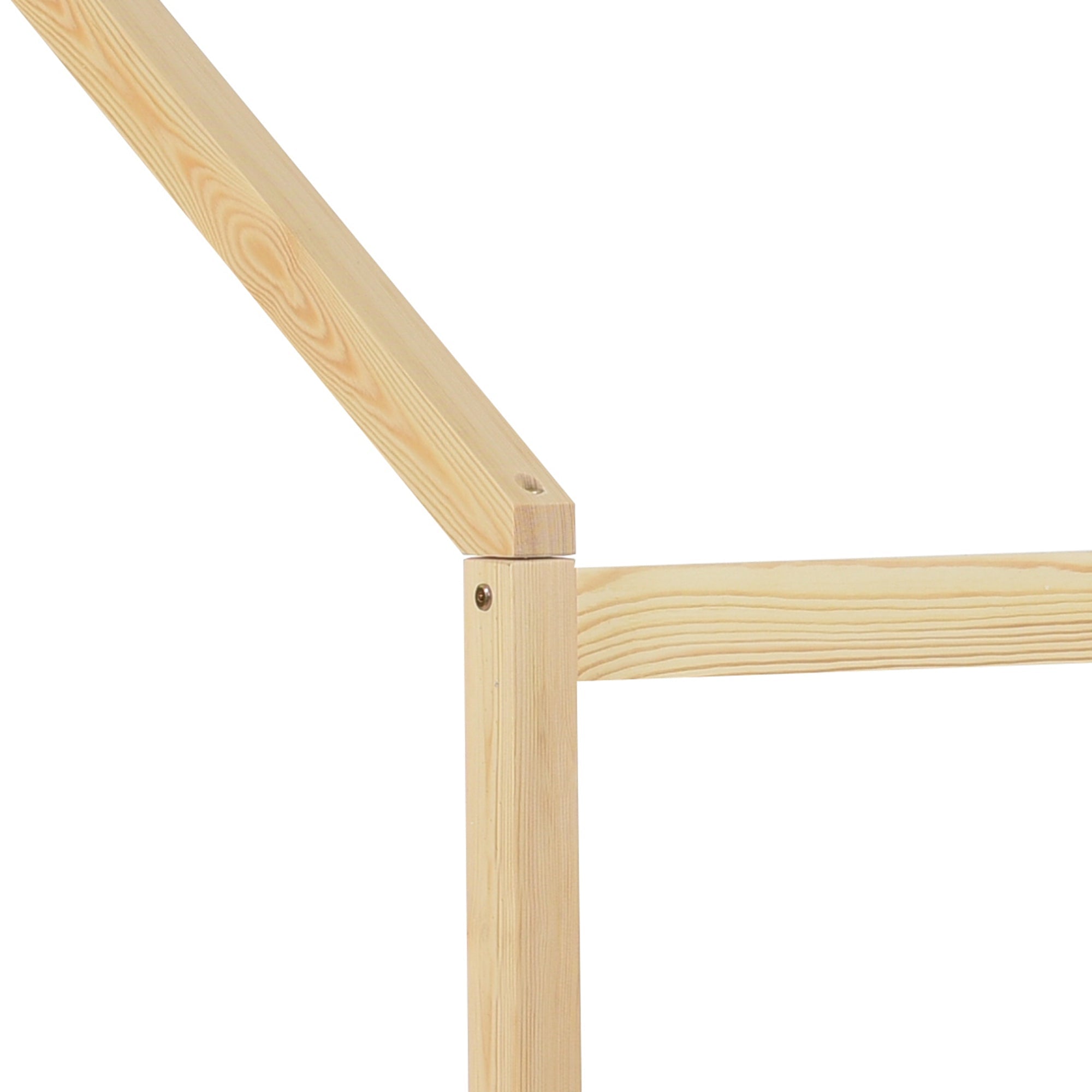 Logidon kinderbedhuisbed met lades en planken 90x200/140x70 cm