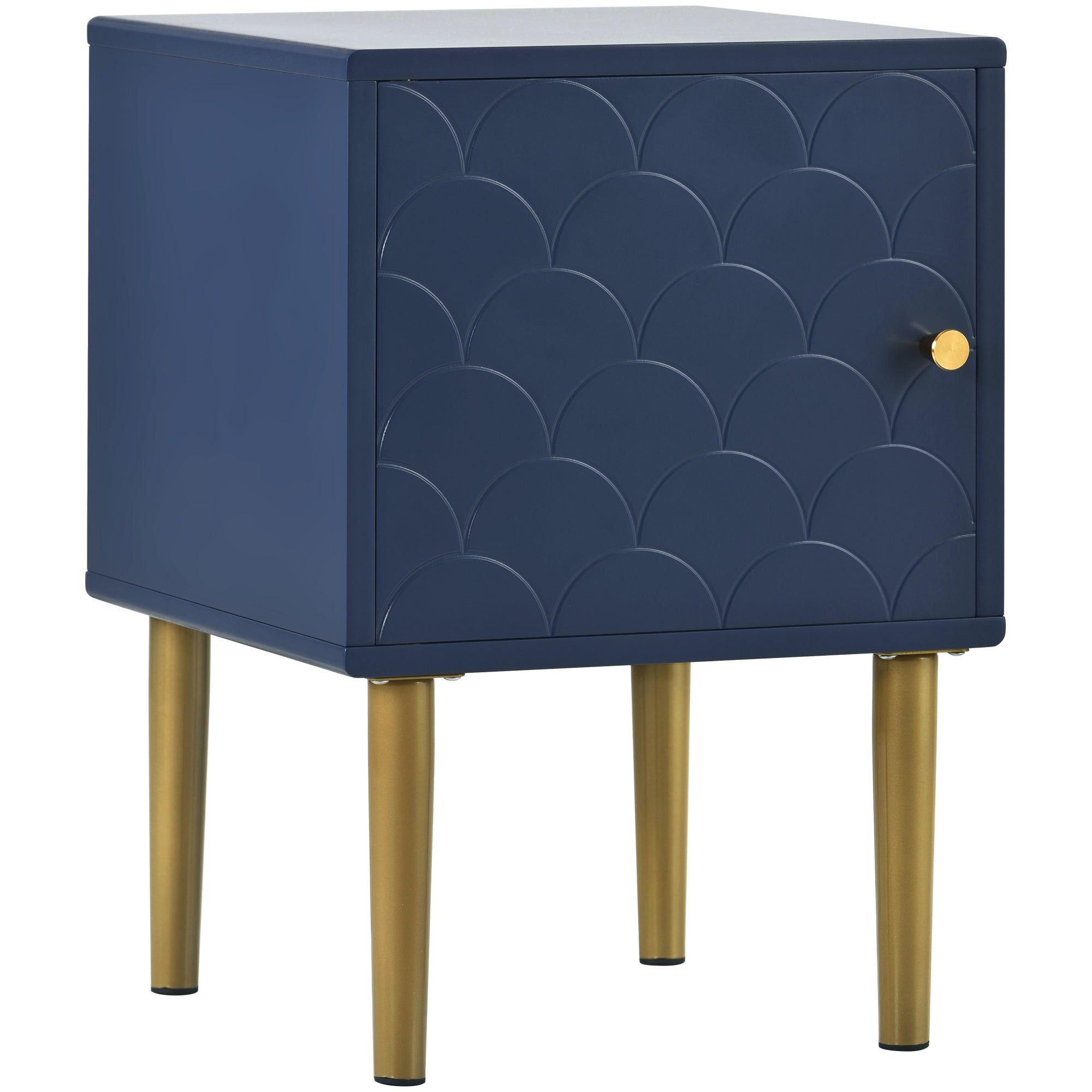 Logidon set van 2 nachtkastjes marineblauw H50 B35 D35 cm
