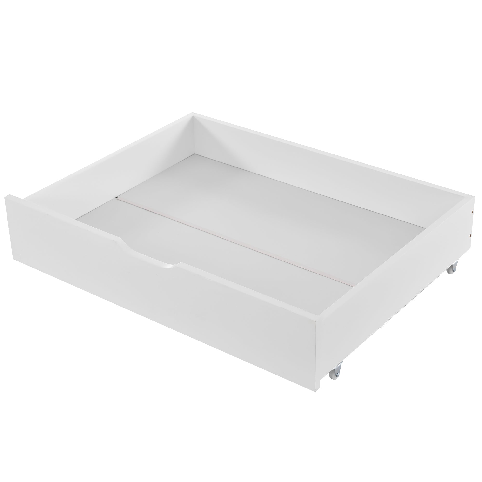 Logidon huisbed tweepersoonsbed 90x200 wit met 2 lades
