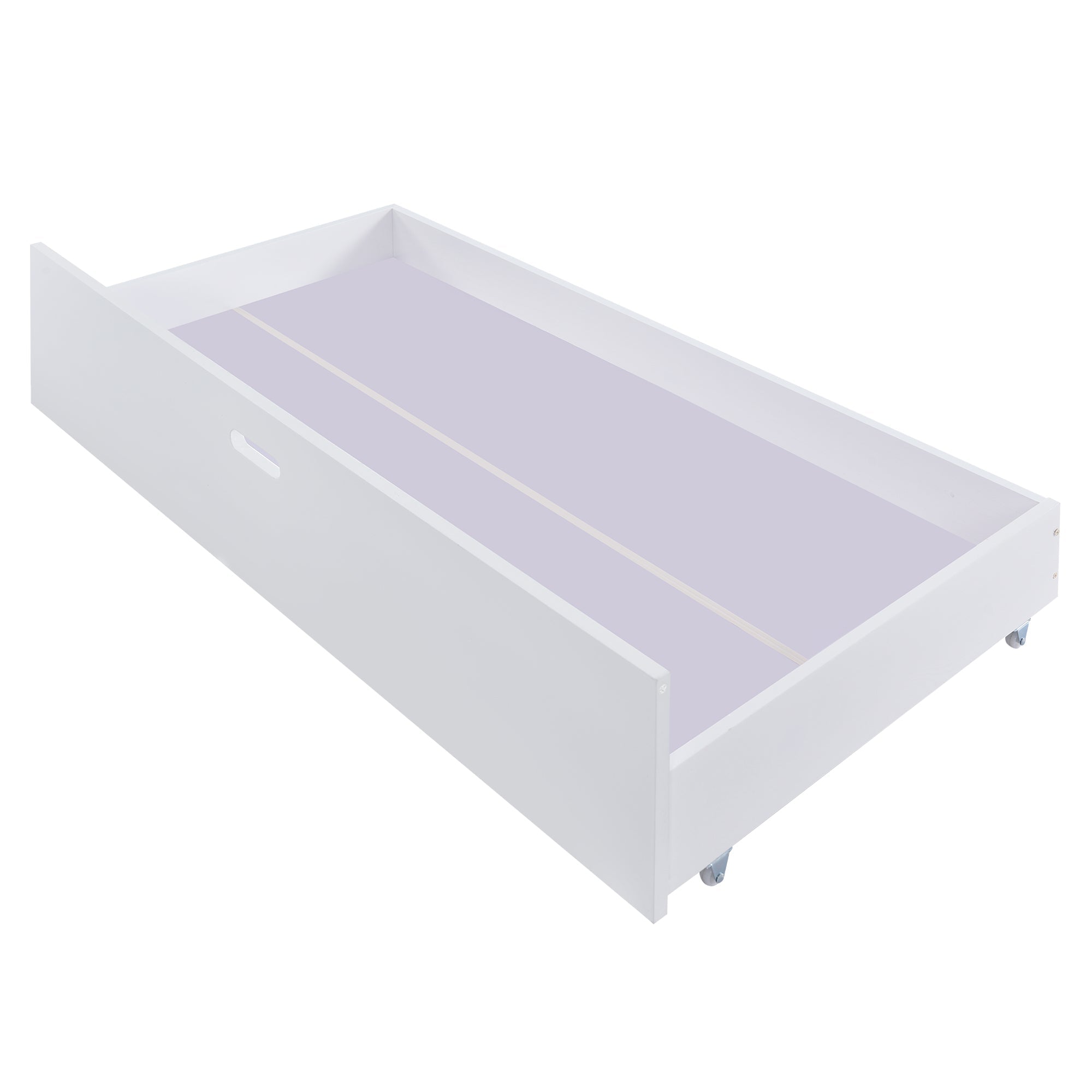 Logidon House Bed Kinderbed met ladder en lades 90x200 wit