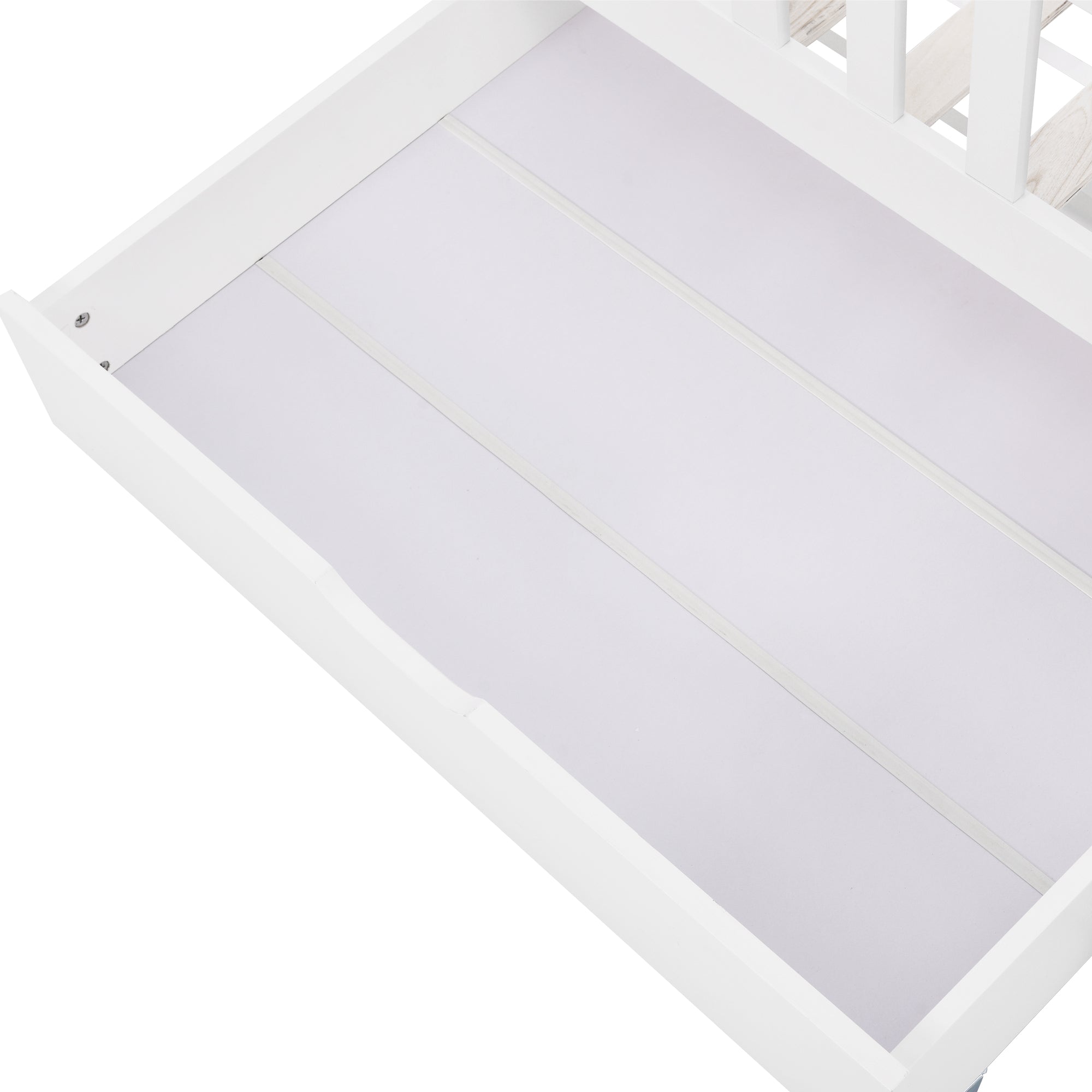 Logidon huisbed 90x200 wit met boekenkast en twee lades