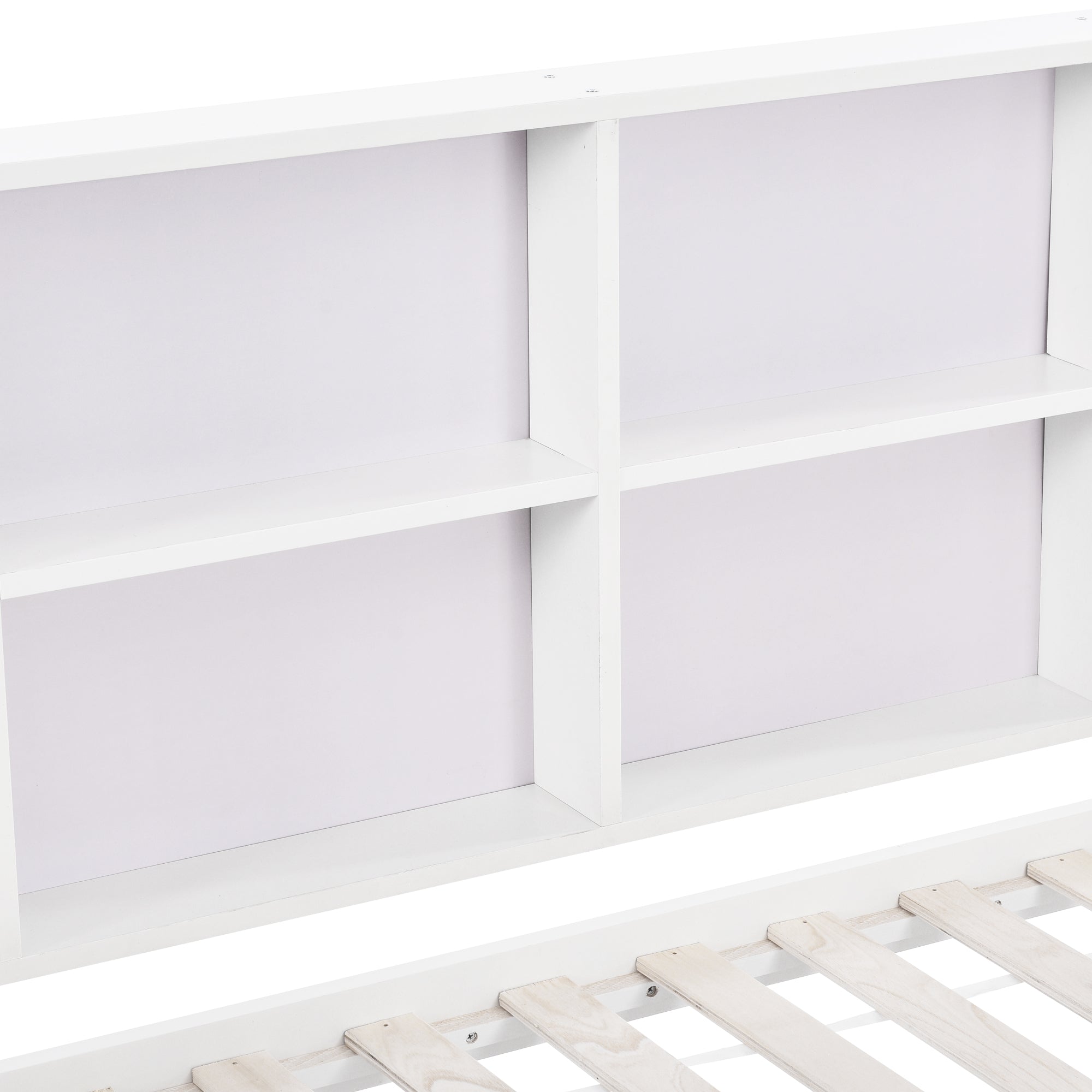 Logidon huisbed 90x200 wit met boekenkast en twee lades