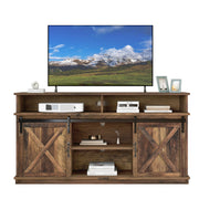 Logidon Large TV Cabinet Brown Adjustable Shelves 148x40x78 cm