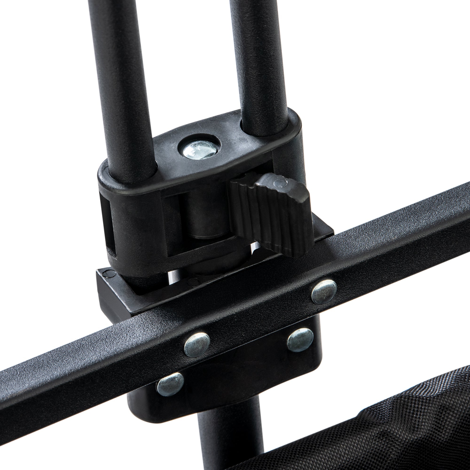 Logidon foldable AllTerrain handcart black with 360 degree front wheel