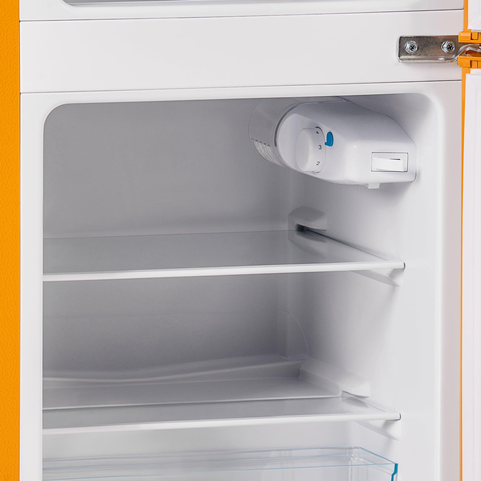 Logidon Retro Koel-vriescombinatie Antiek Geel 60L