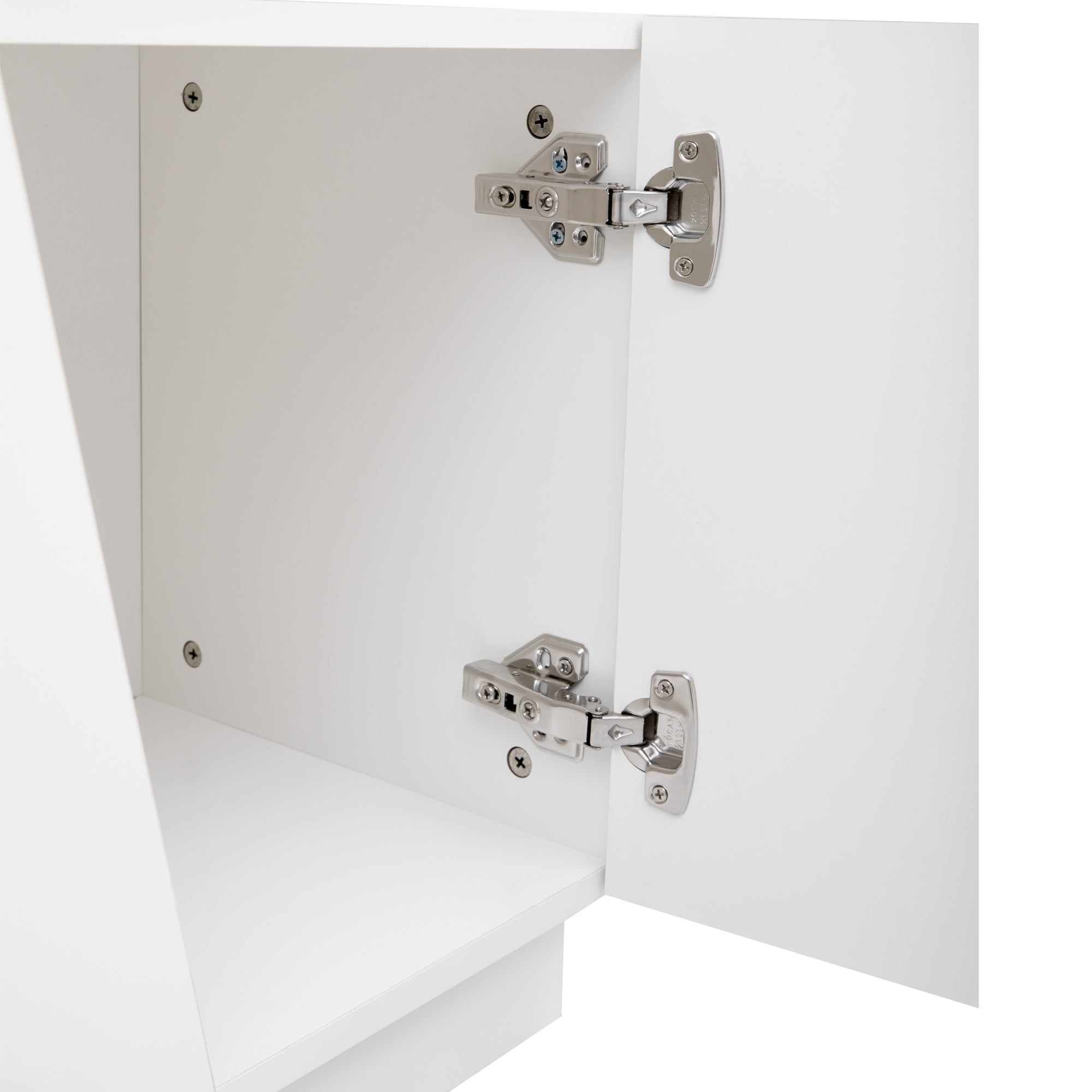 Logidon Modern tv-meubel 170 cm patchwork-design wit glanzende fronten