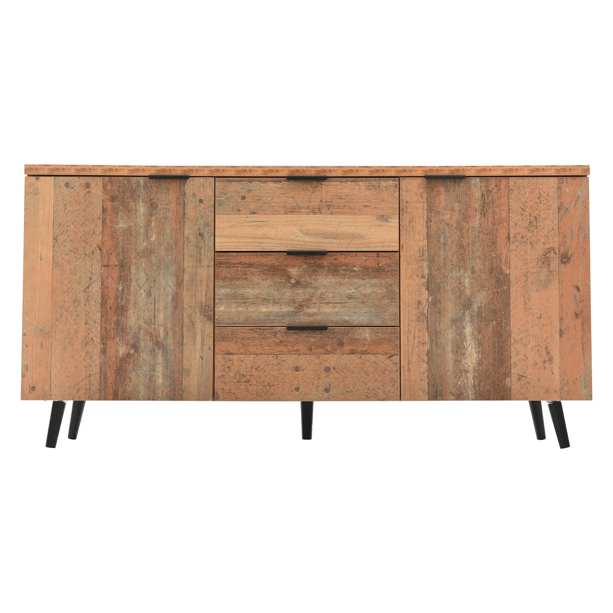 Logidon Sideboard TV Cabinet Adjustable Shelves 140 cm Vintage Brown