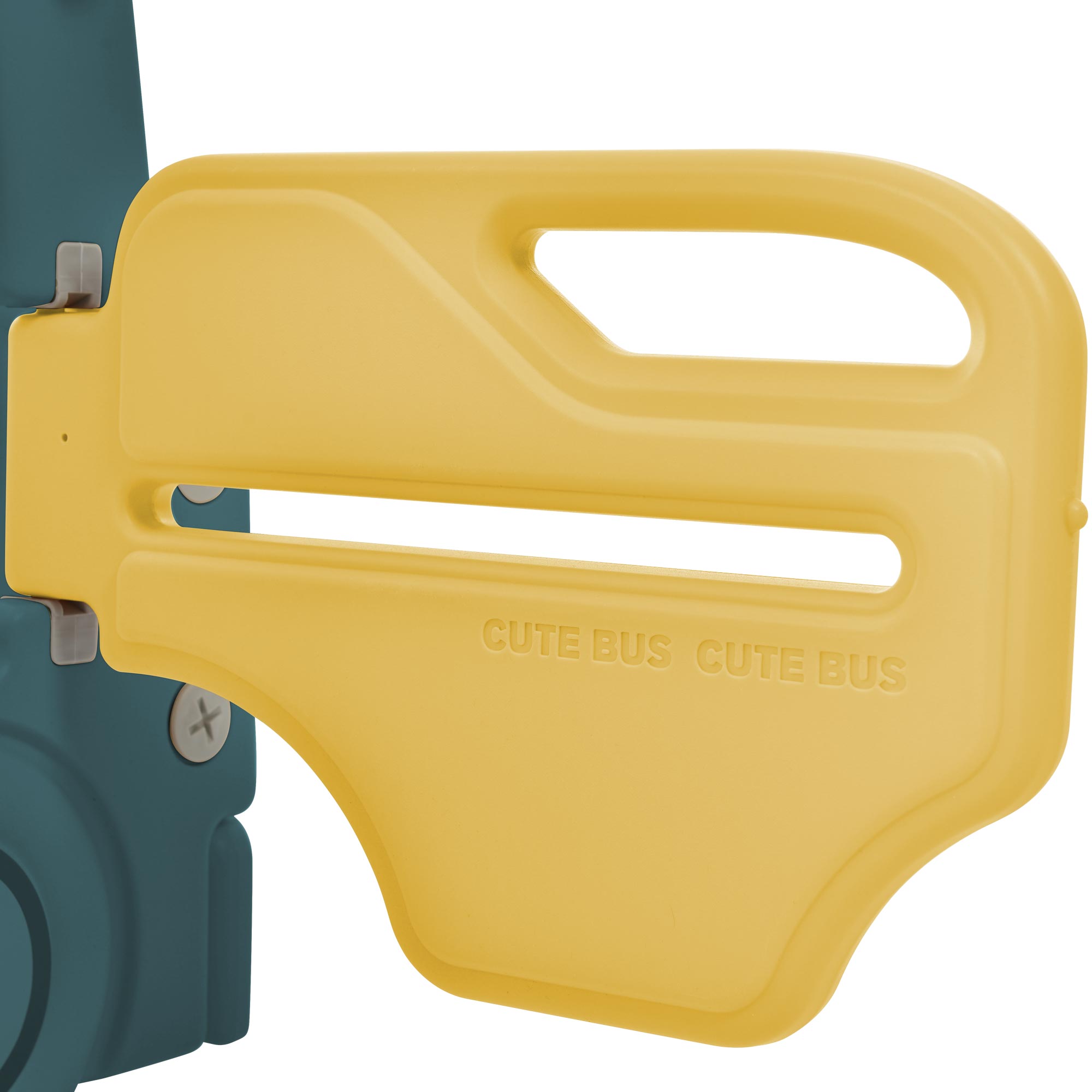 Logidon 4 In 1 Kinderglijbaan Antiek Groen HDPE Busglijbaan Ladder