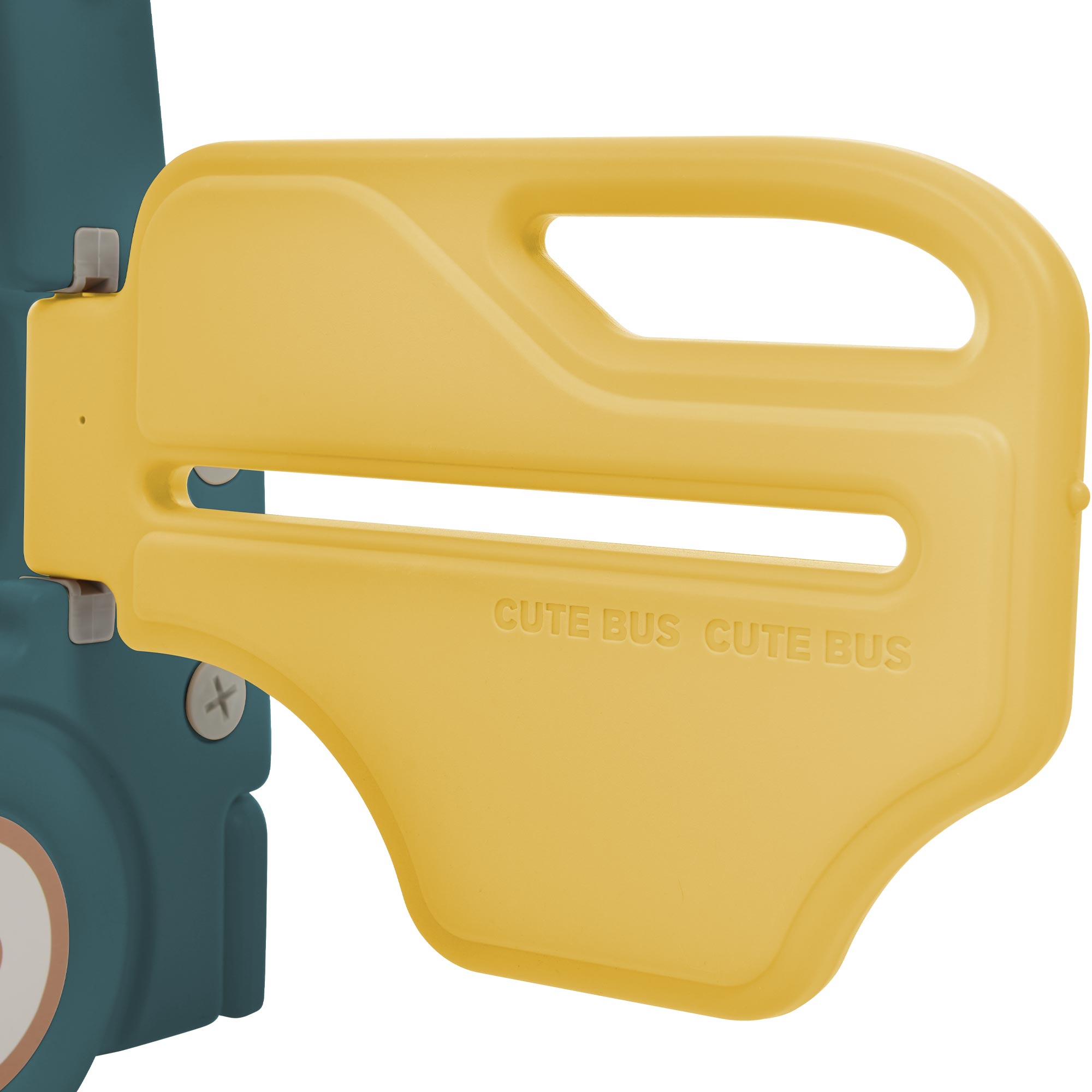 Logidon 5-in-1 kinderspeelset Groene Bus Schommel Glijbaan Laddermand