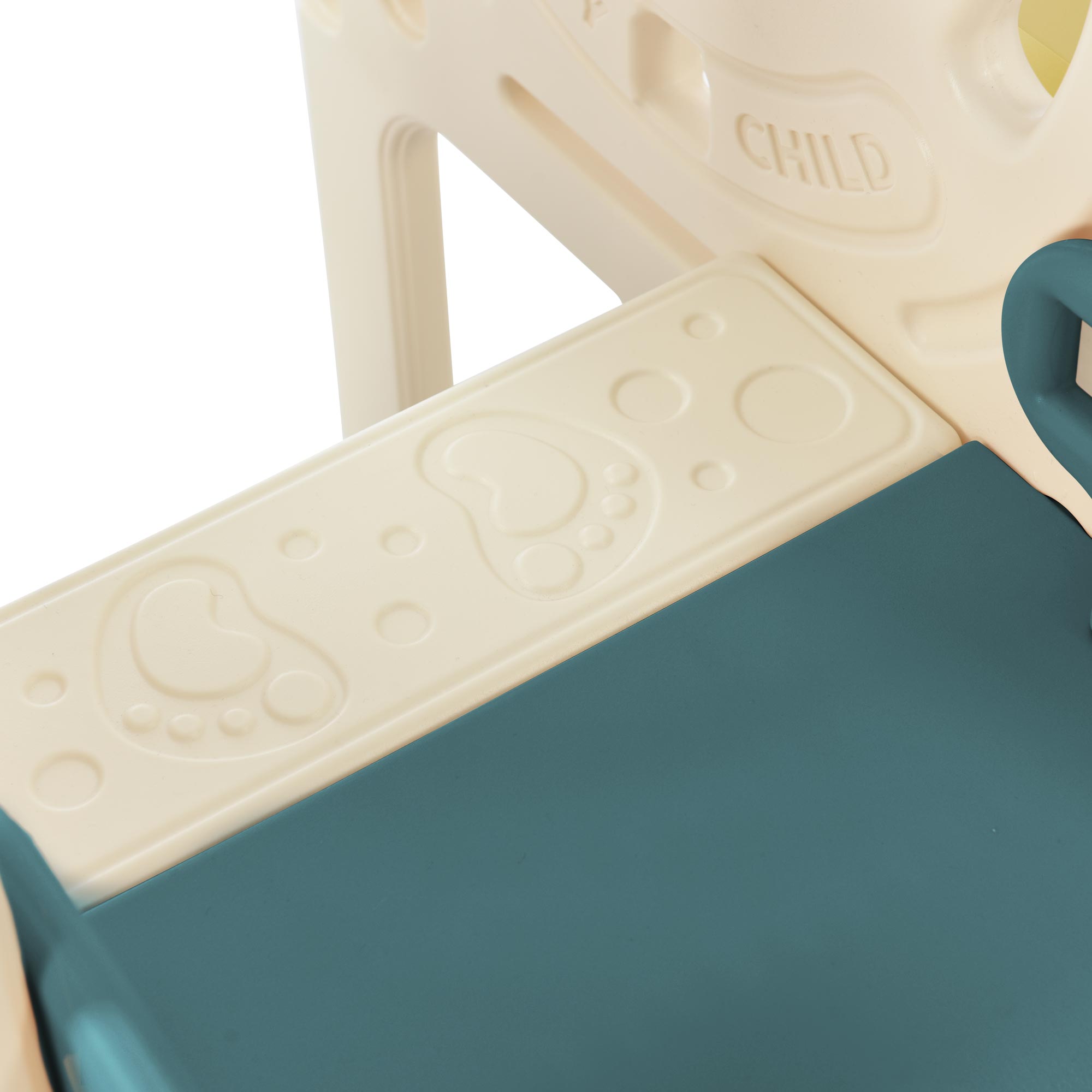 Logidon 4 In 1 Kinderglijbaan Antiek Groen HDPE Busglijbaan Ladder
