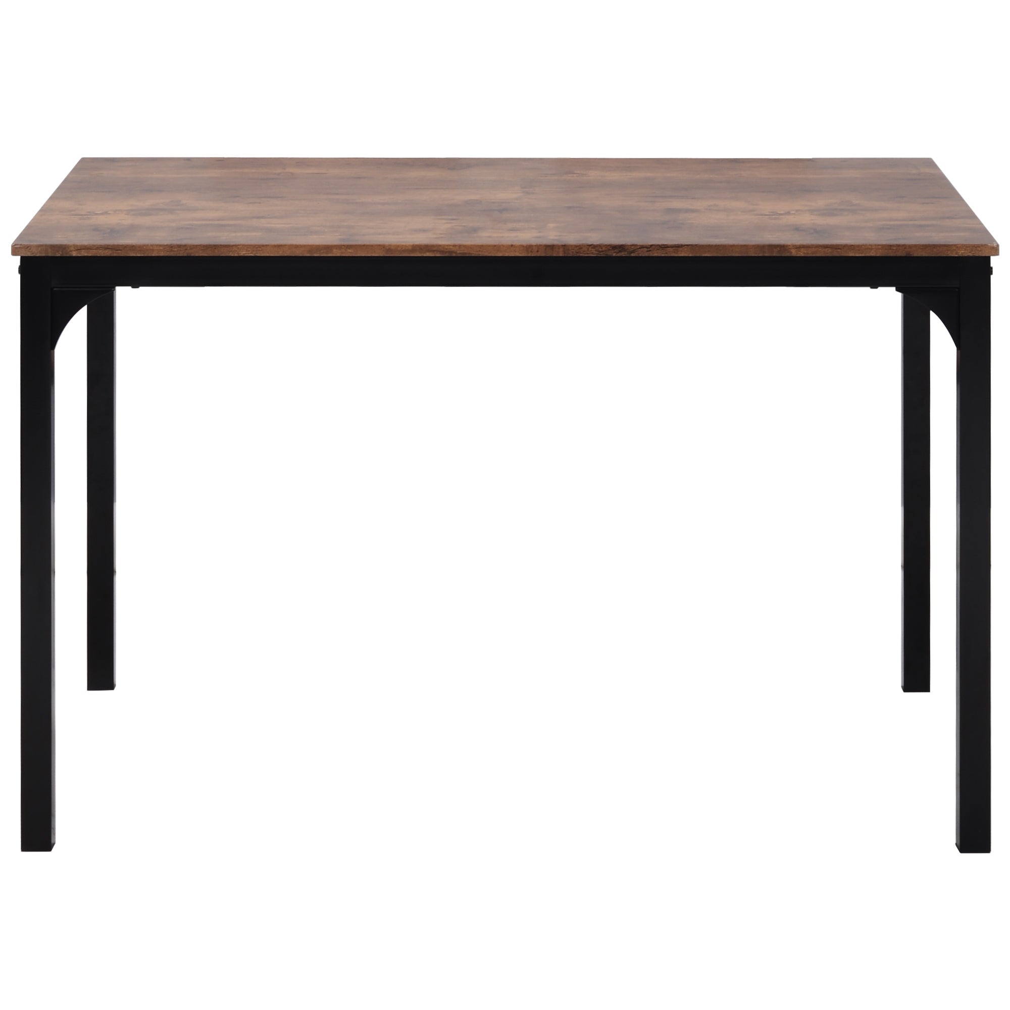 Logidon eettafelgroep vintage bruin met 4 stoelen voor balkon