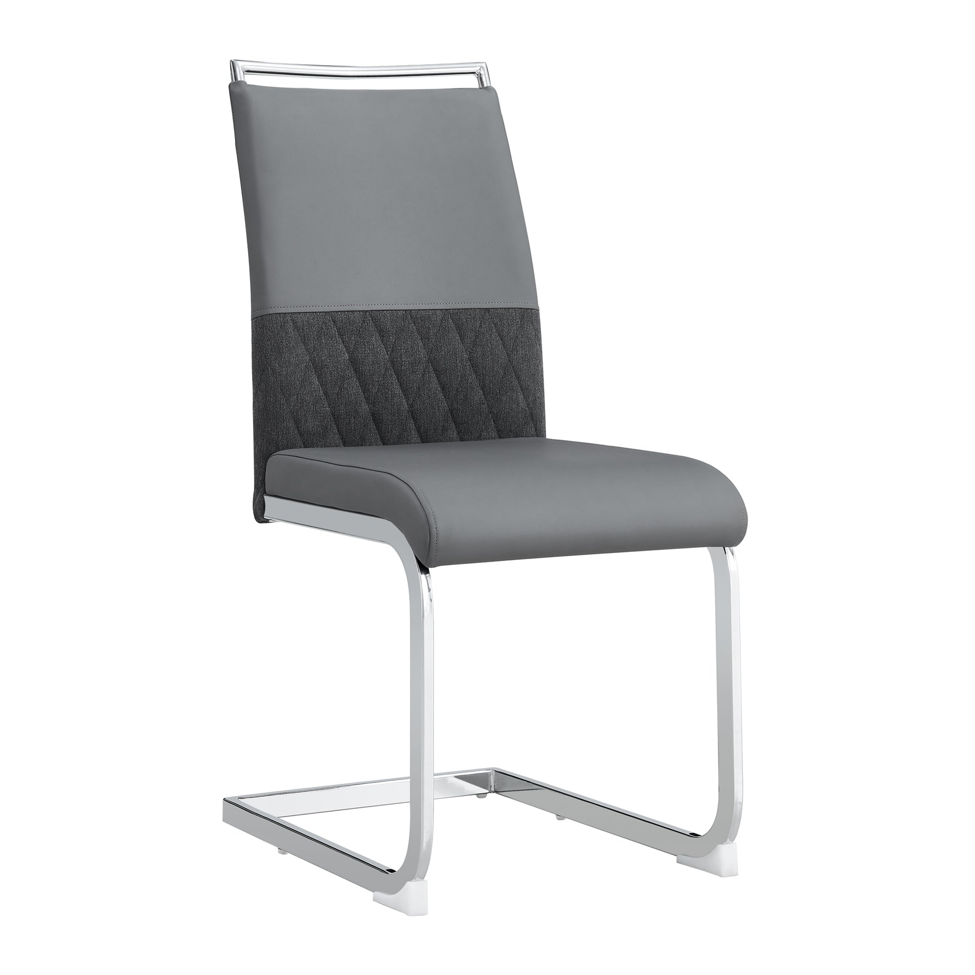 Logidon Dining Room Chairs Set of 6 Gray with Padded Backrest