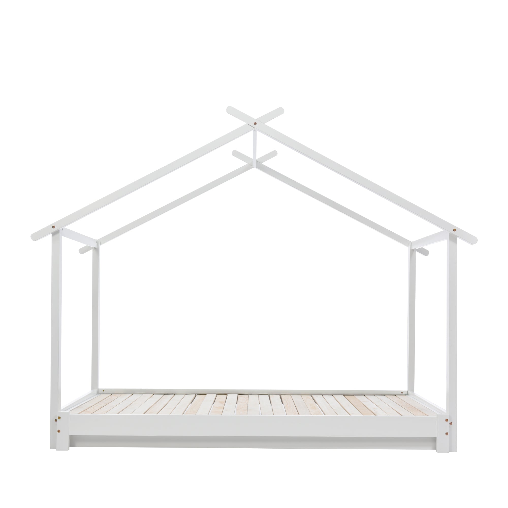 Logidon huisbed 90/180x190 cm wit van hout Converteerbaar