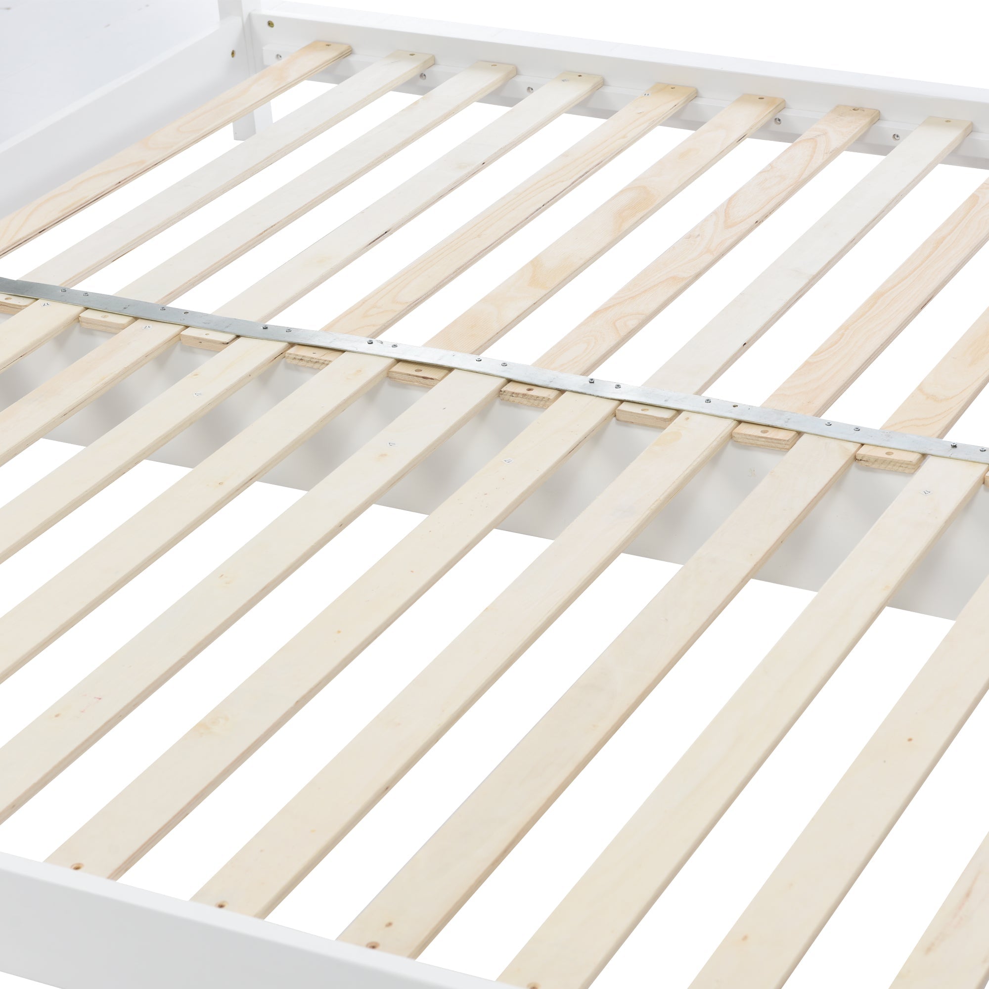 Logidon huisbed 90/180x190 cm wit van hout Converteerbaar