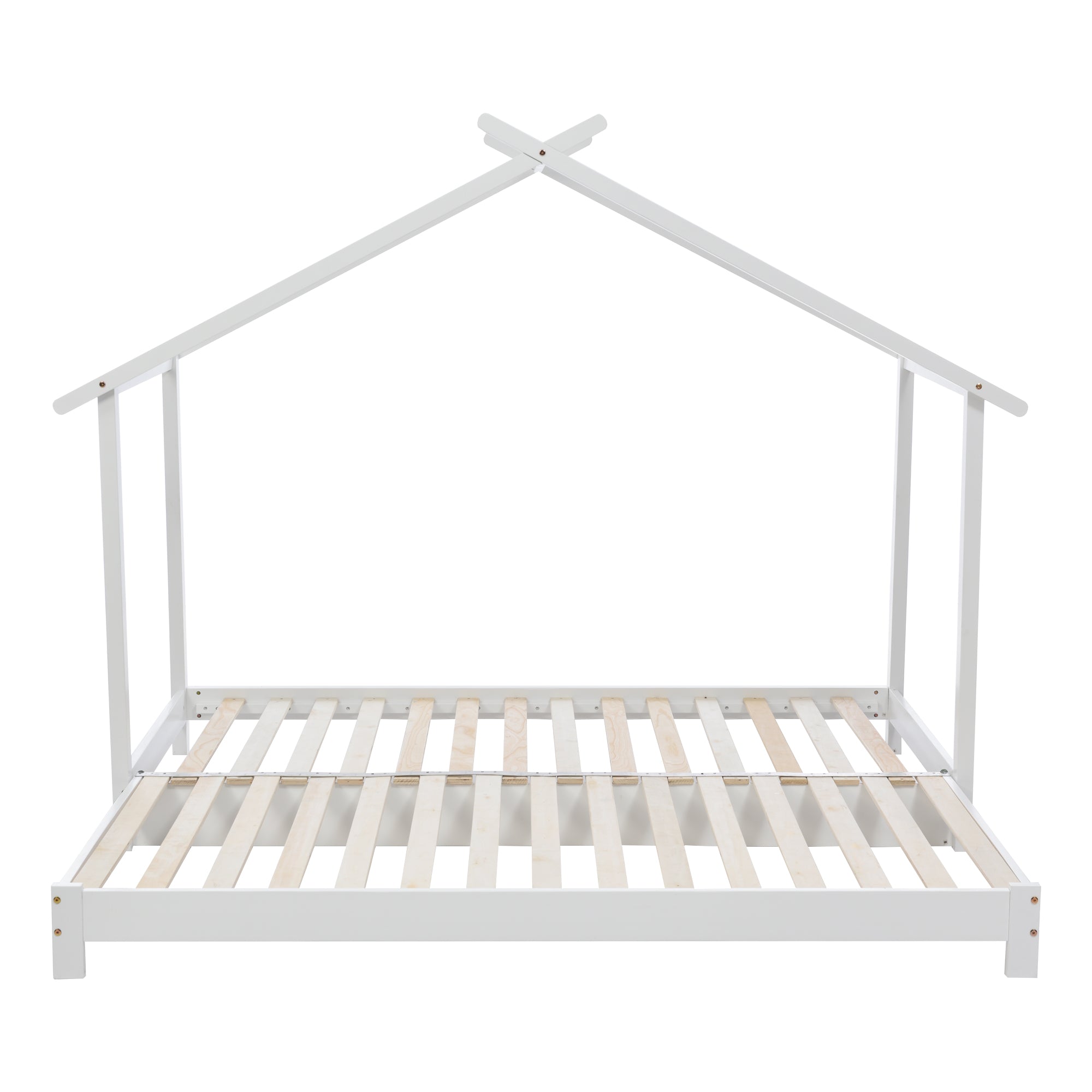 Logidon huisbed 90/180x190 cm wit van hout Converteerbaar