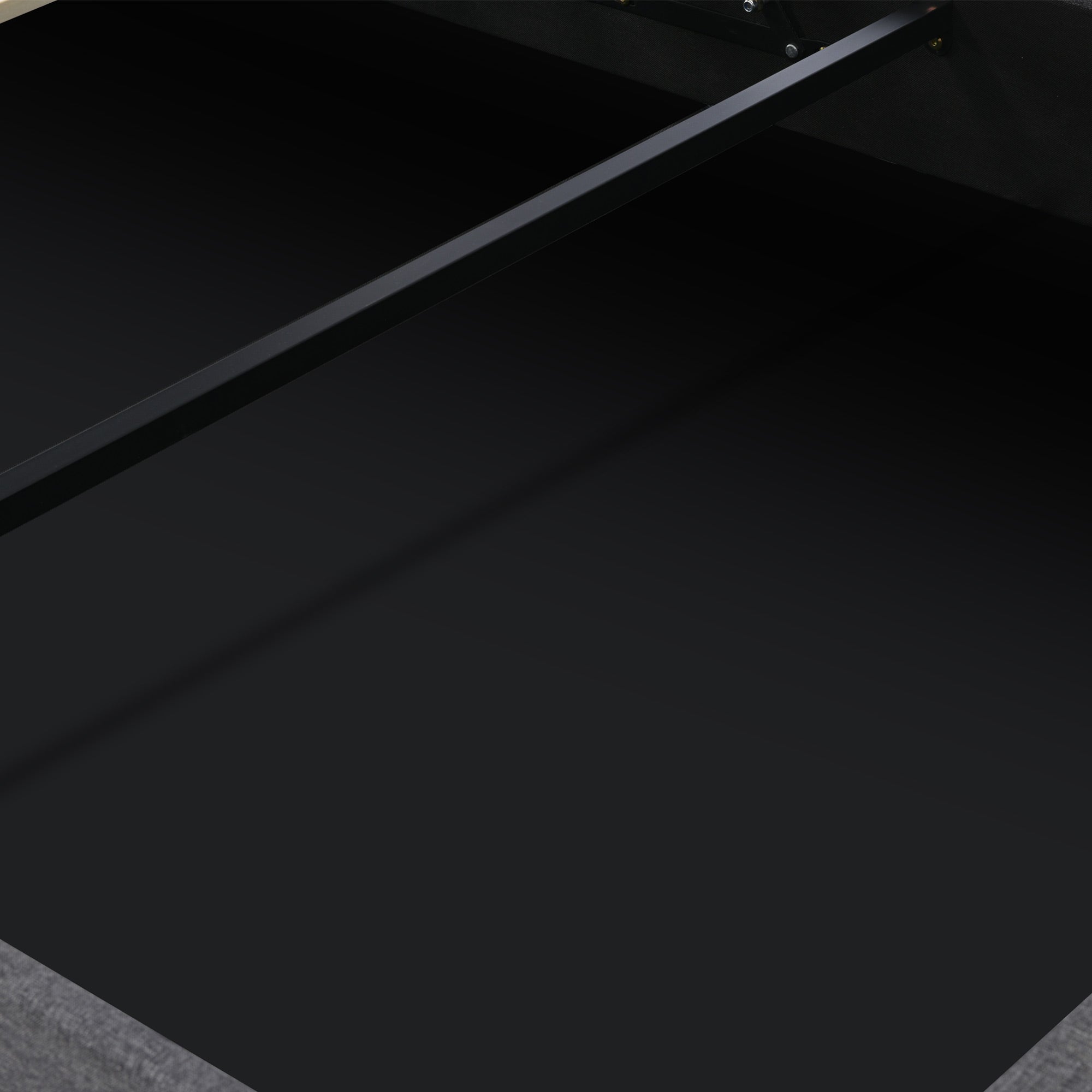 Logidon double bed 180x200 gray with adjustable headrests