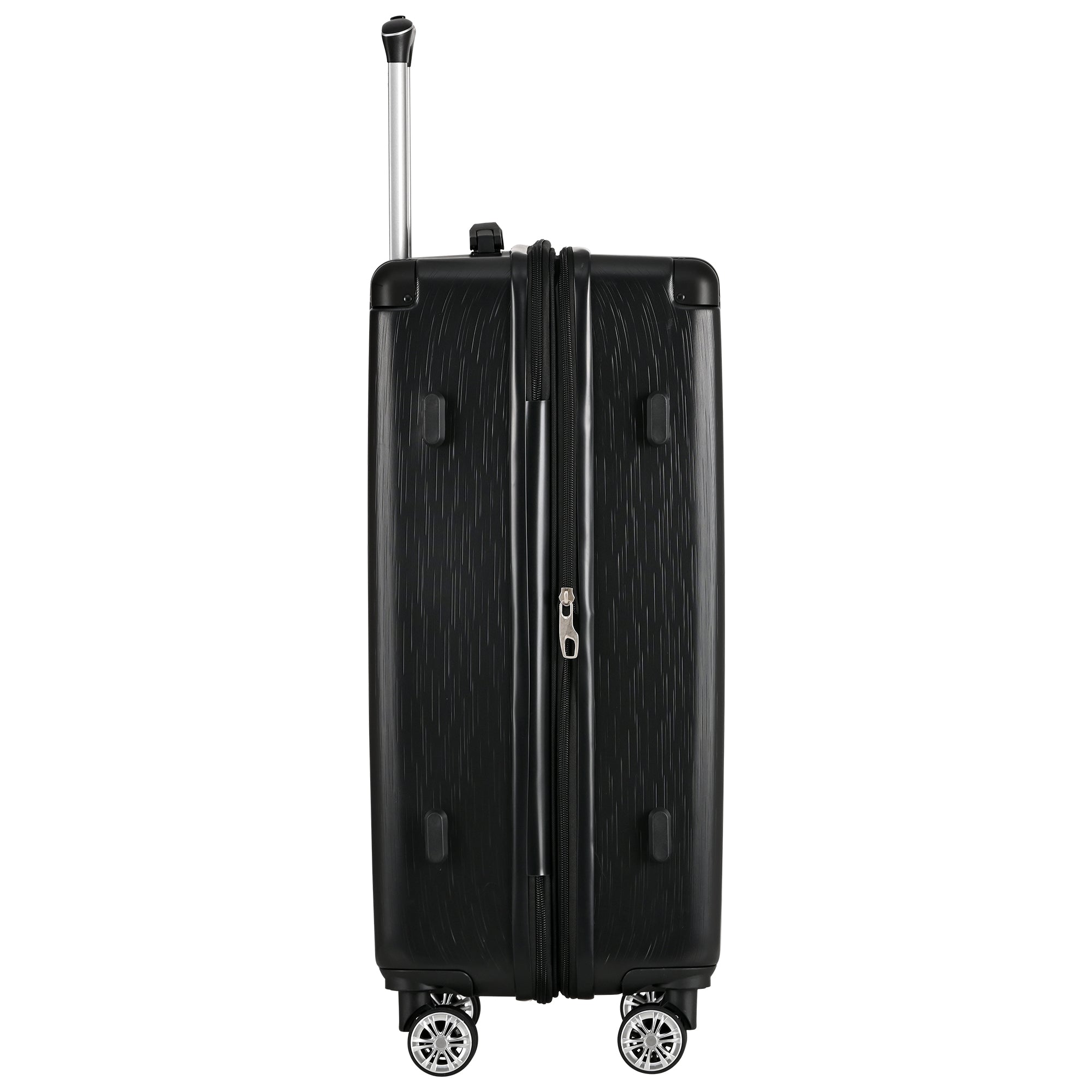 Logidon koffer met harde schaal zwart 58×40,5×28 cm 4 wielen