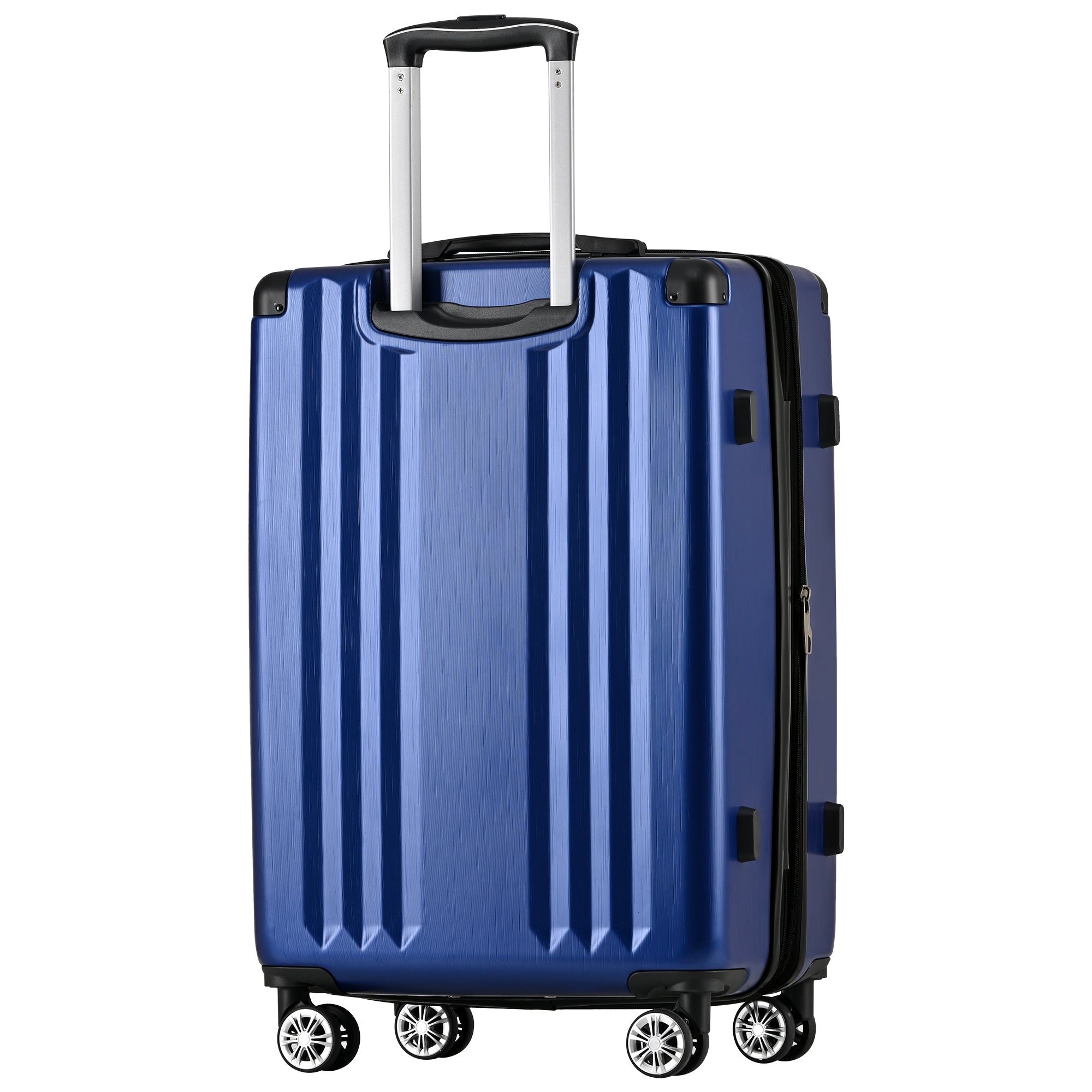 Logidon hardschalige koffer donkerblauw 4-wielig TSA-slot