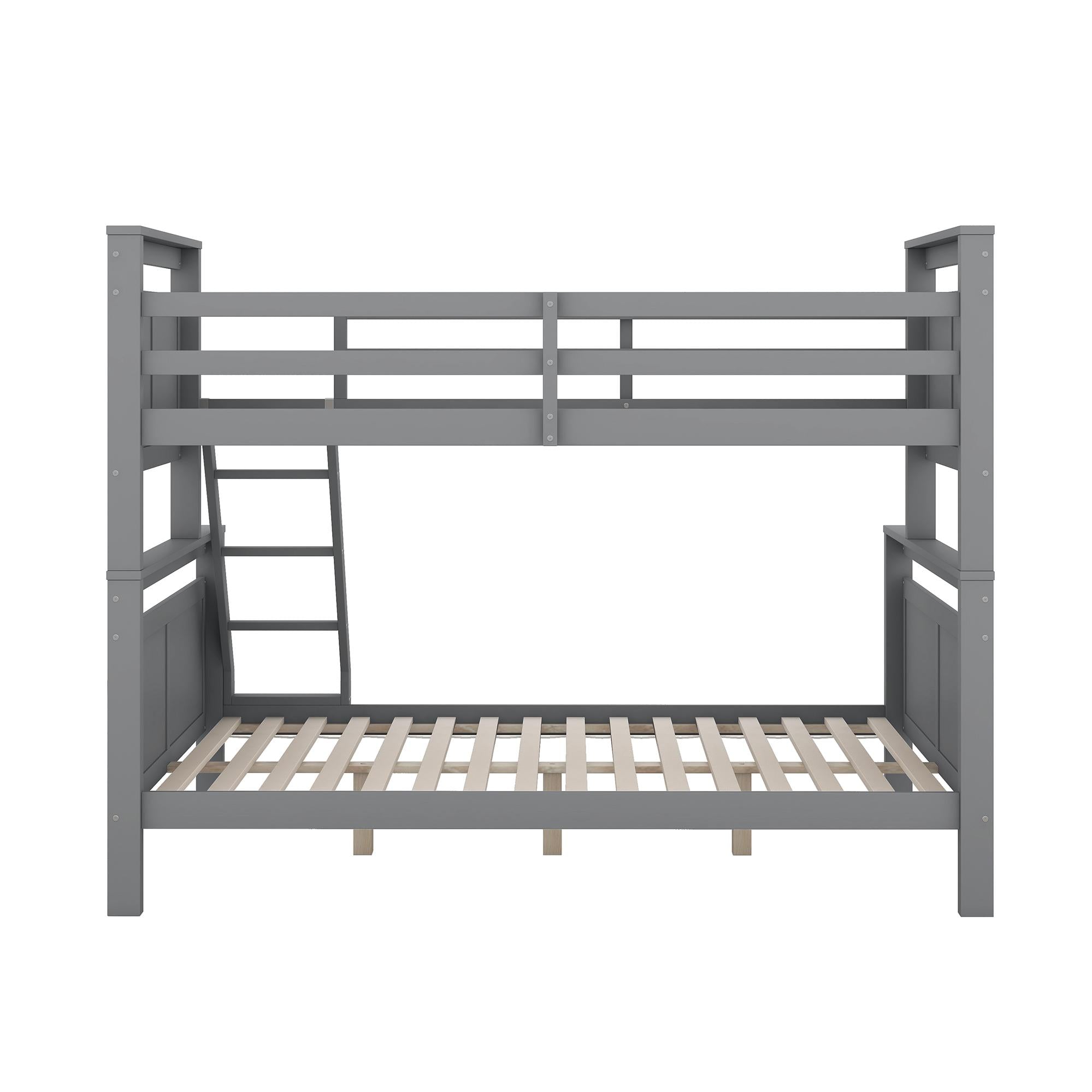 Logidon stapelbed grijs 90x200 cm om te bouwen tot twee bedden
