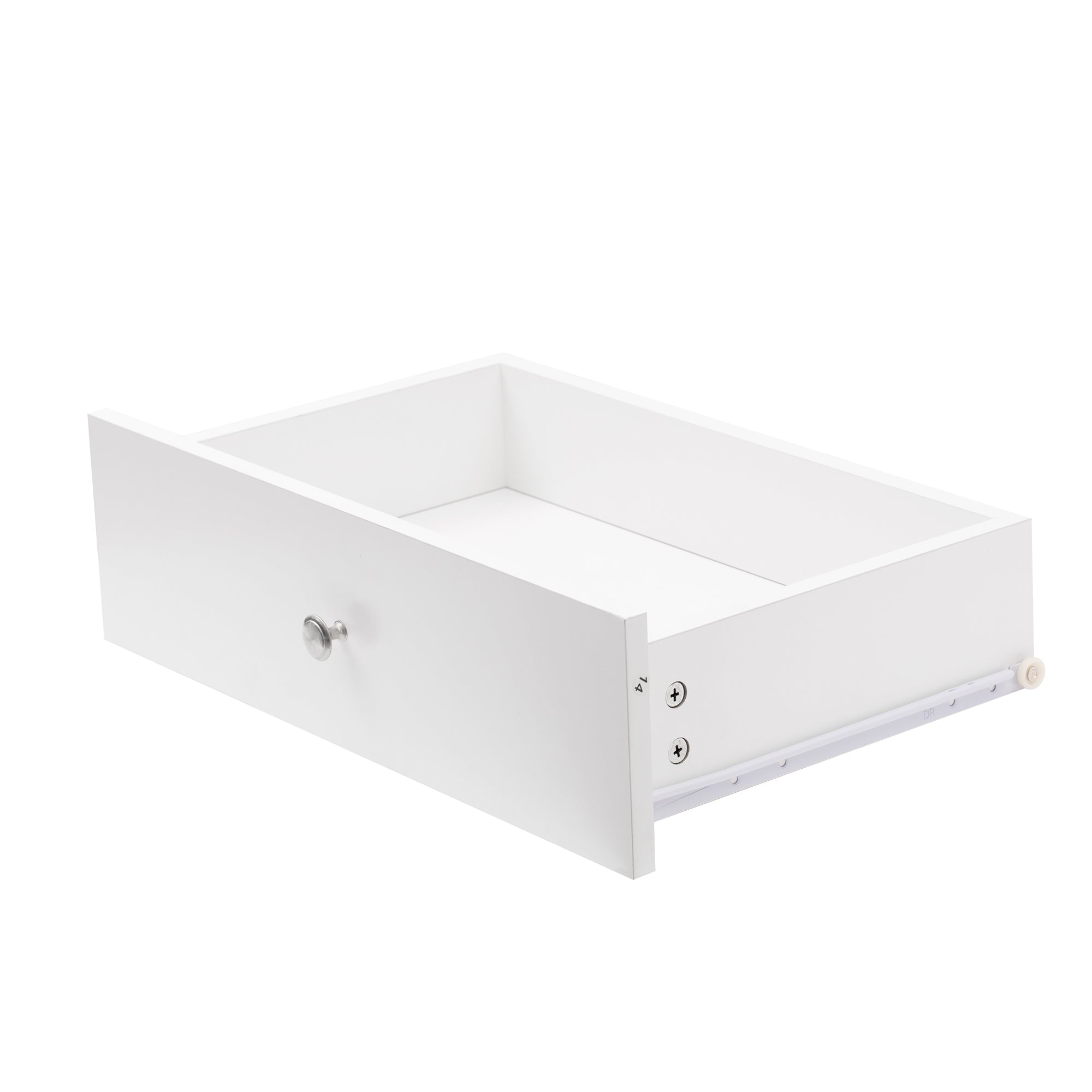 Logidon Sideboard 160 cm White Wood Grain Four Doors Three Drawers