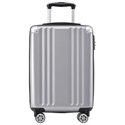 Logidon hardcase zilvergrijs TSA slot 56,5x37,5x22,5 cm