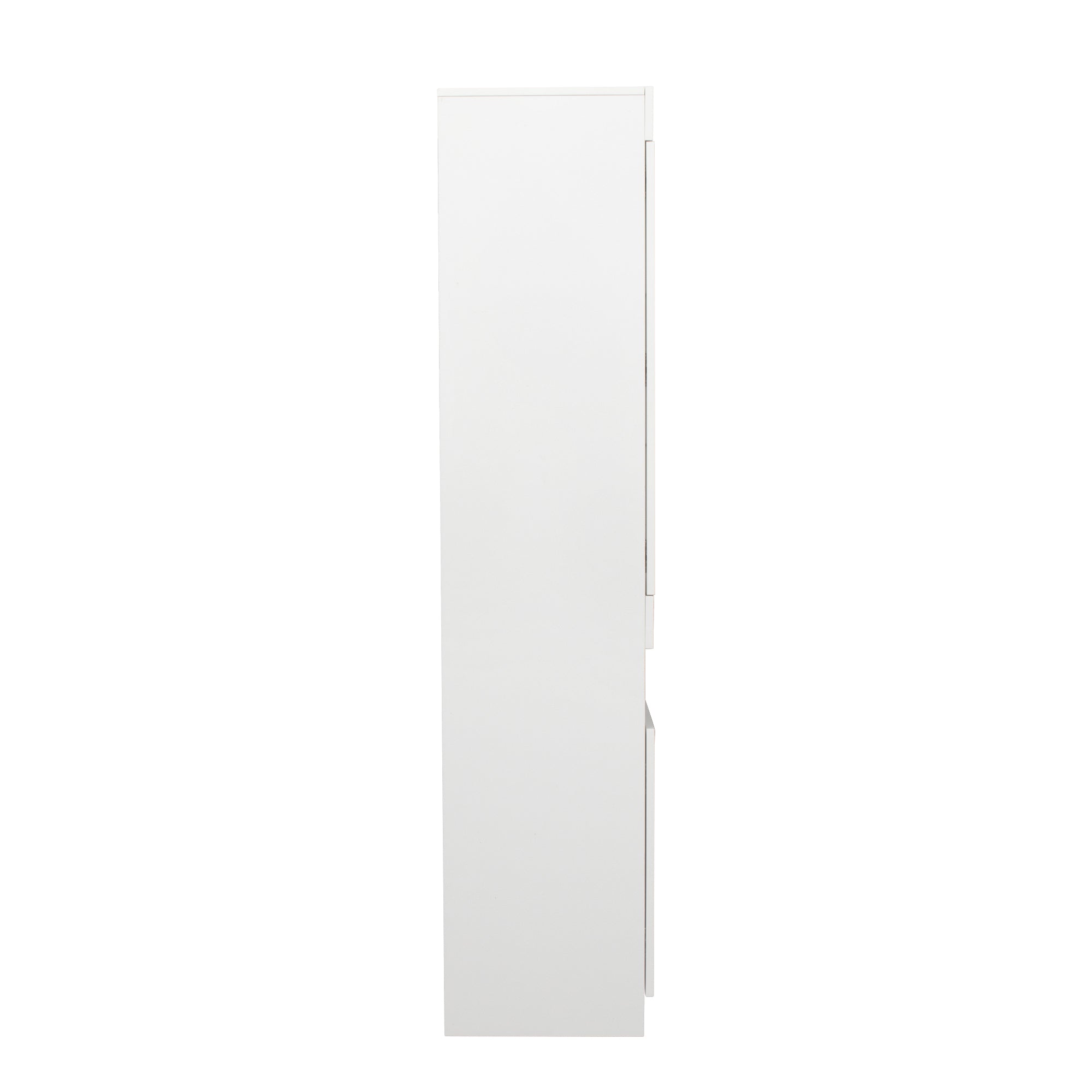 Logidon showcase with 16 colors LED lighting white standing showcase