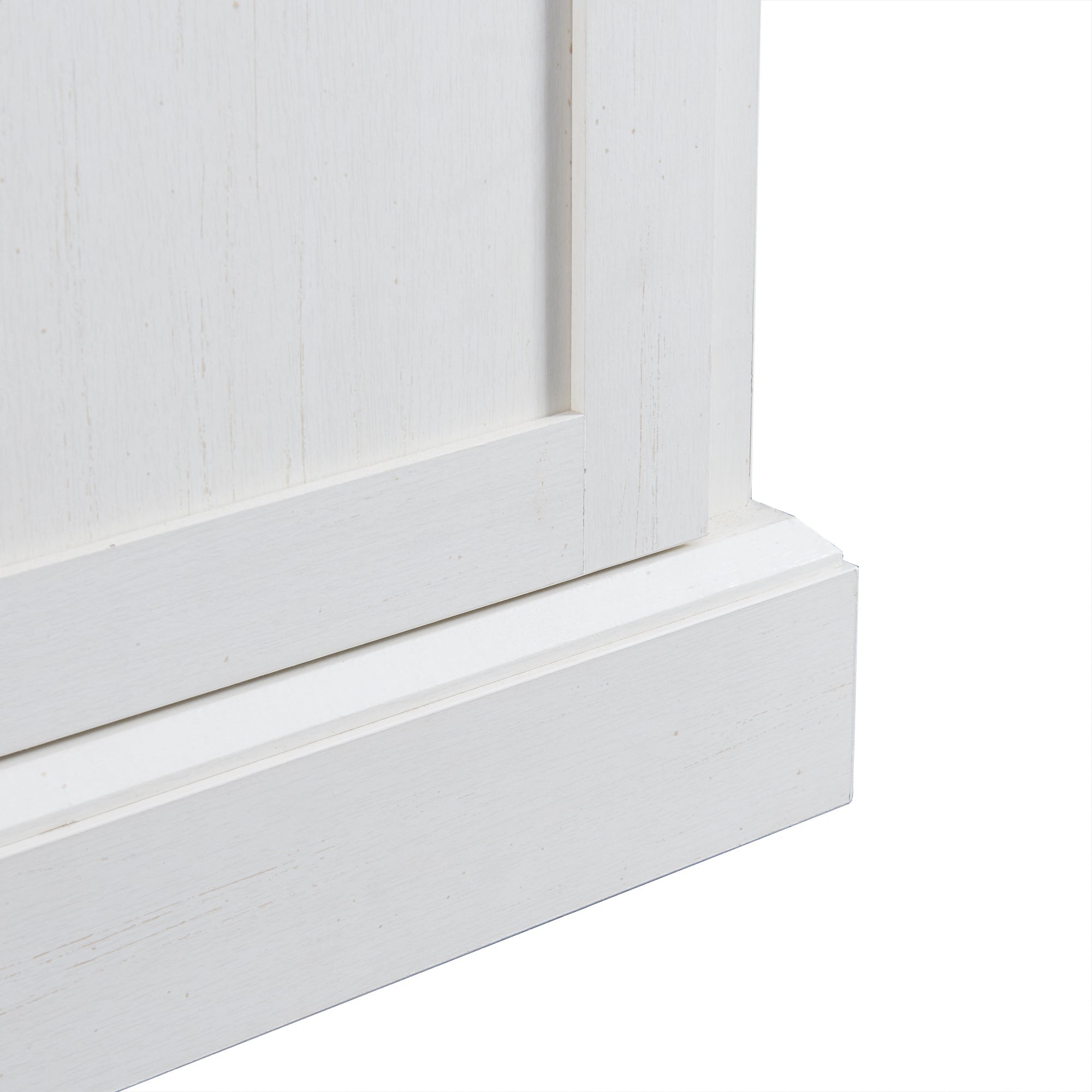 Logidon Groot dressoir 4 deuren 2 lades antiek wit 150x40x86 cm