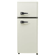 Logidon Retro Koelkast Antiek Wit Koel-vriescombinatie 105,5 cm