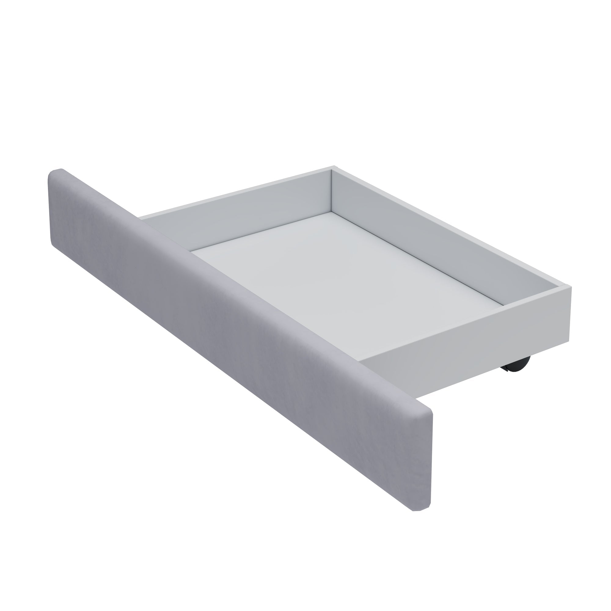Logidon gestoffeerd bed 180x200 cm grijs met 4 lades