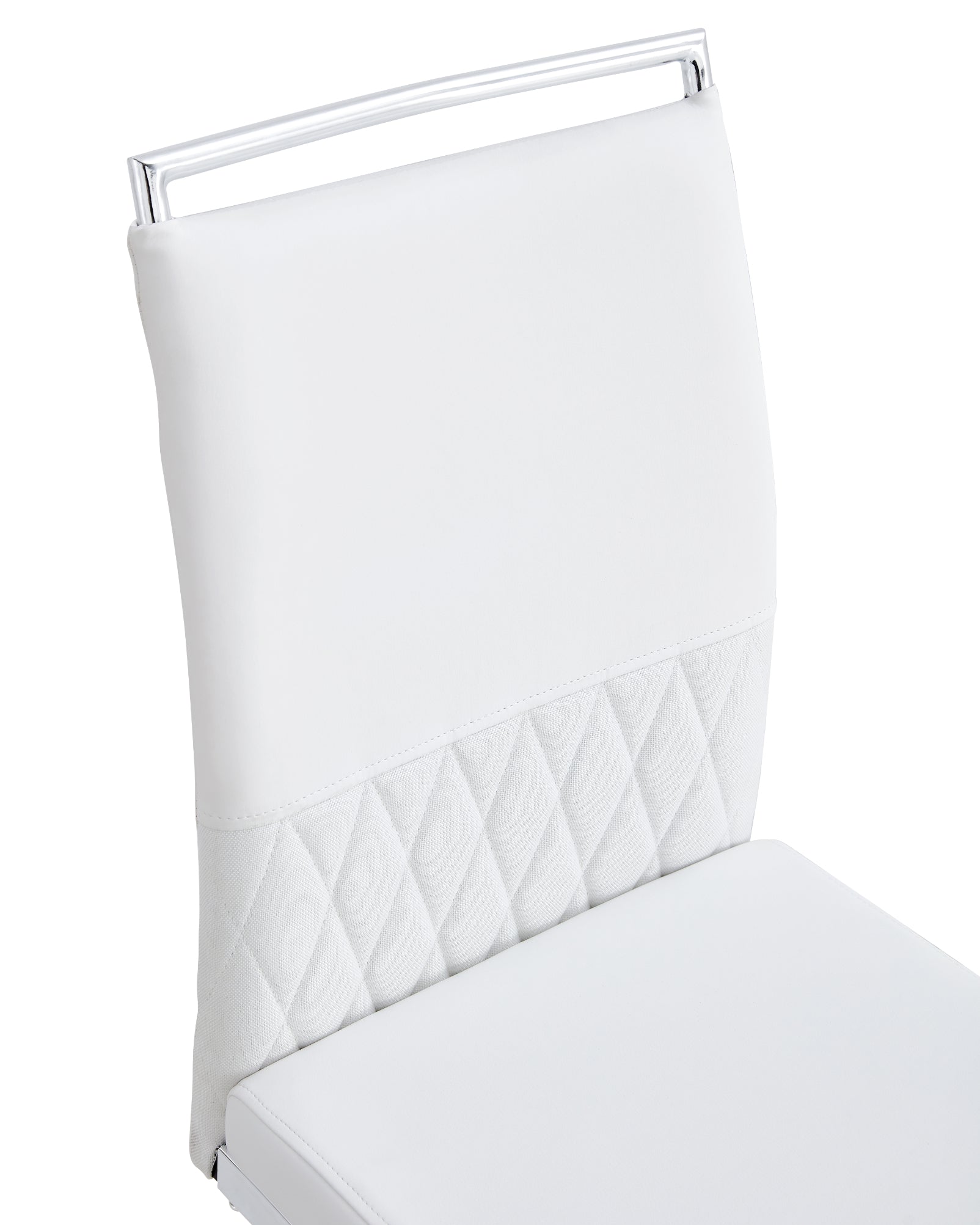 Logidon Kunstmatige Lege Eetstoelen Set 2 Wit Zonder Armleuningen