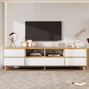 Logidon TV-meubel wit houten dressoir met opbergruimte 175 x 37 x 51 cm