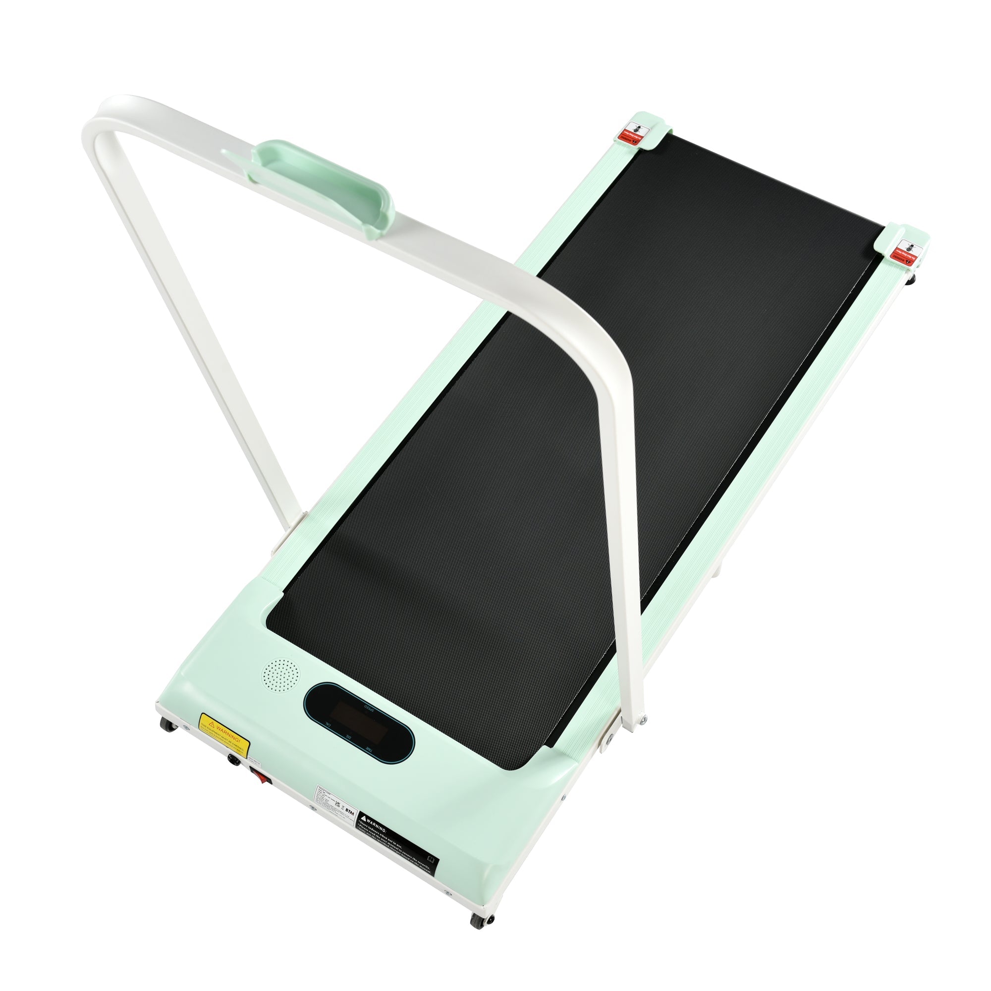 Logidon 2-in-1 loopband groen - opvouwbaar 1-6 km/u LED-display