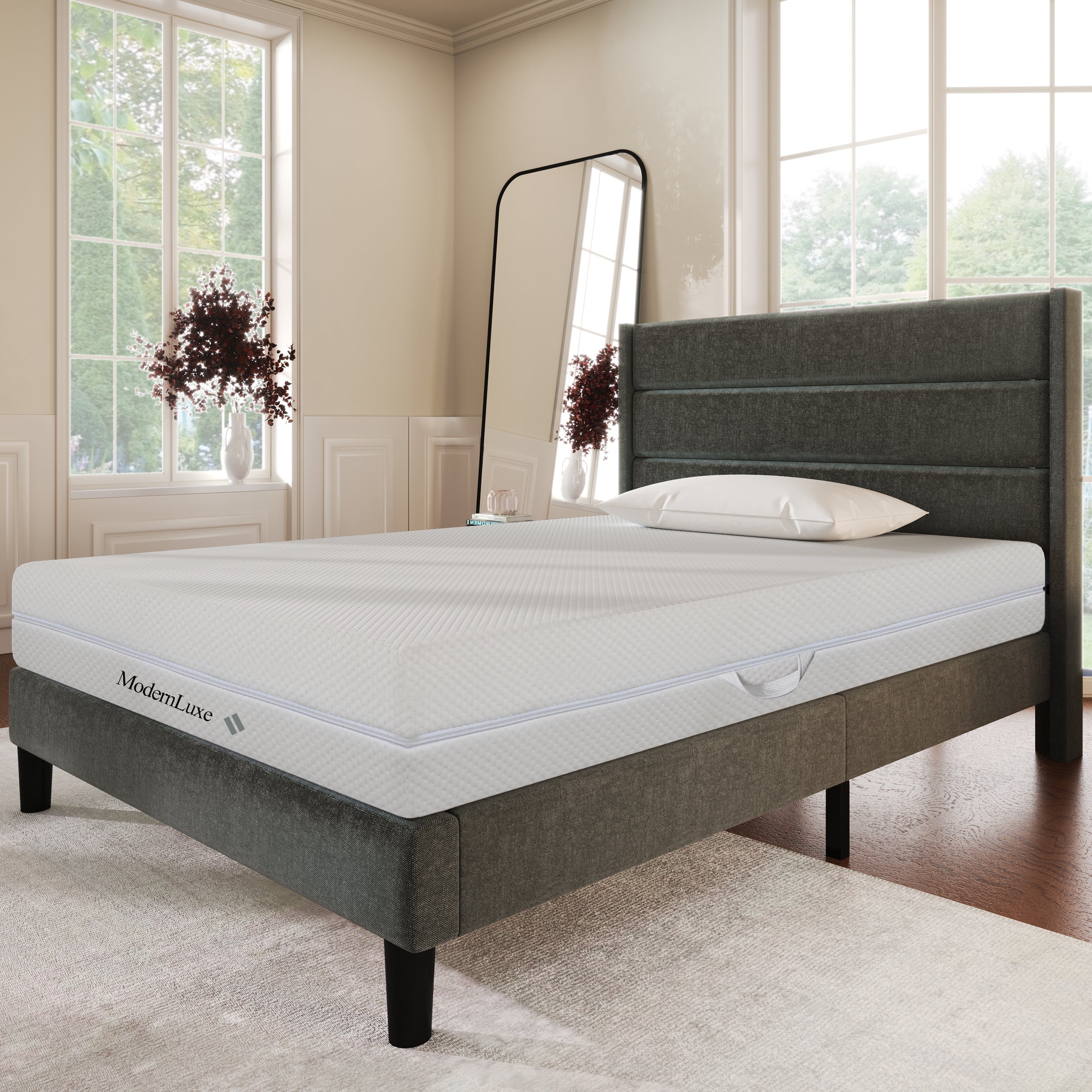 Logidon koudschuimmatras 90x200 7 zones H2 H3 wit