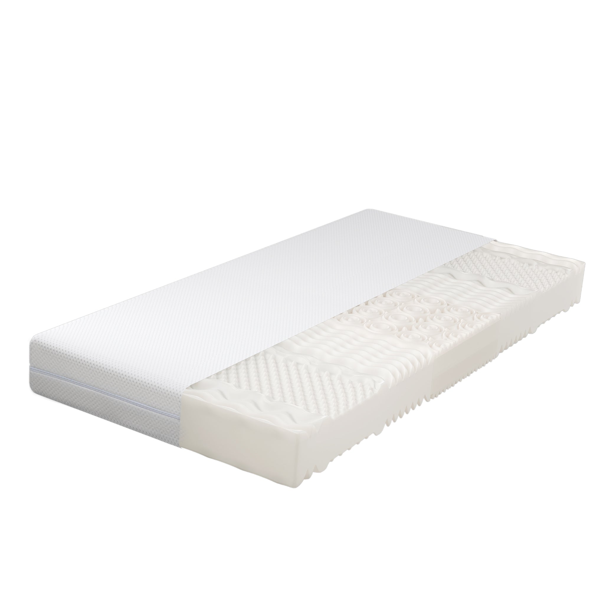 Logidon koudschuimmatras 90x200 7 zones H2 H3 wit