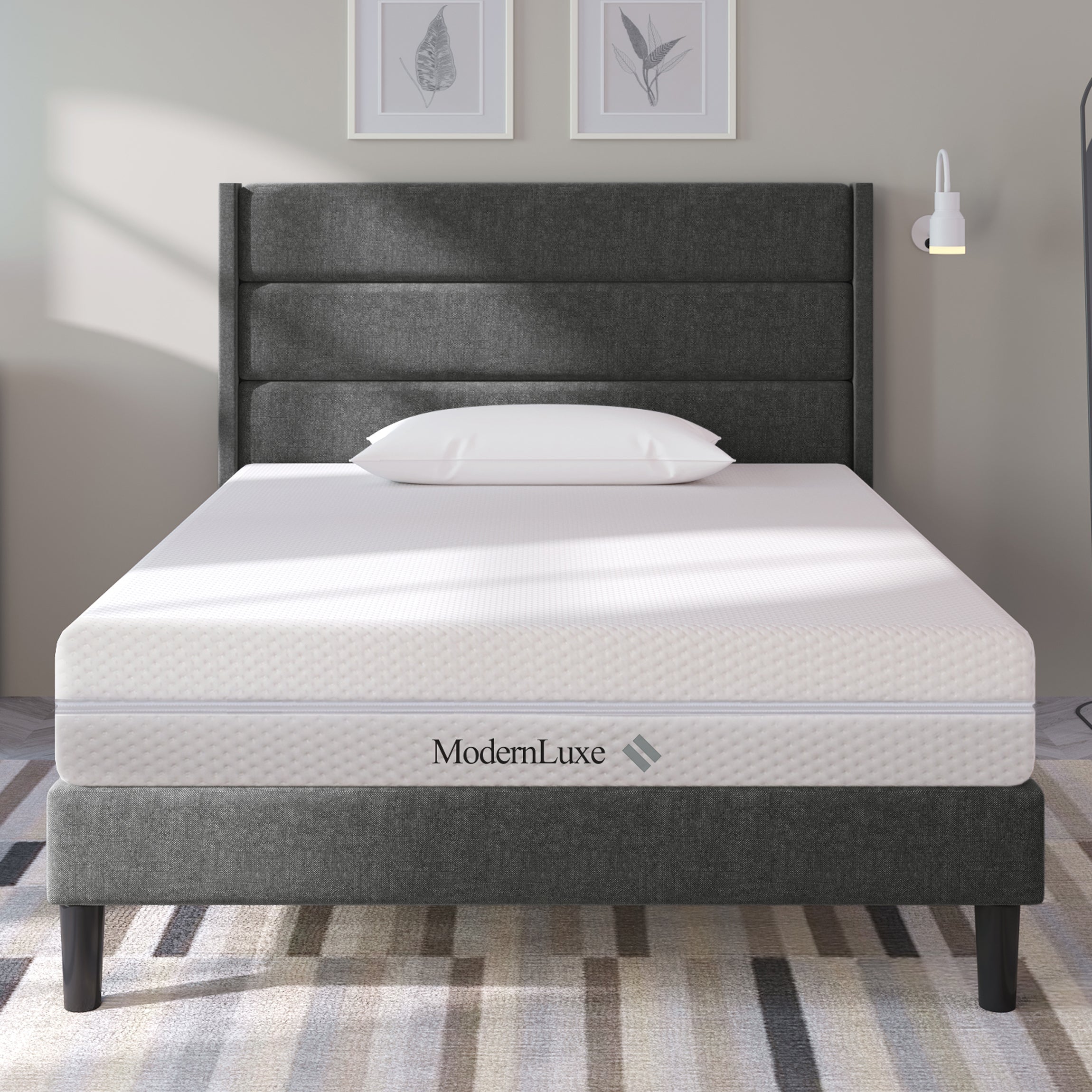 Logidon koudschuimmatras 90x200 7 zones H2 H3 wit
