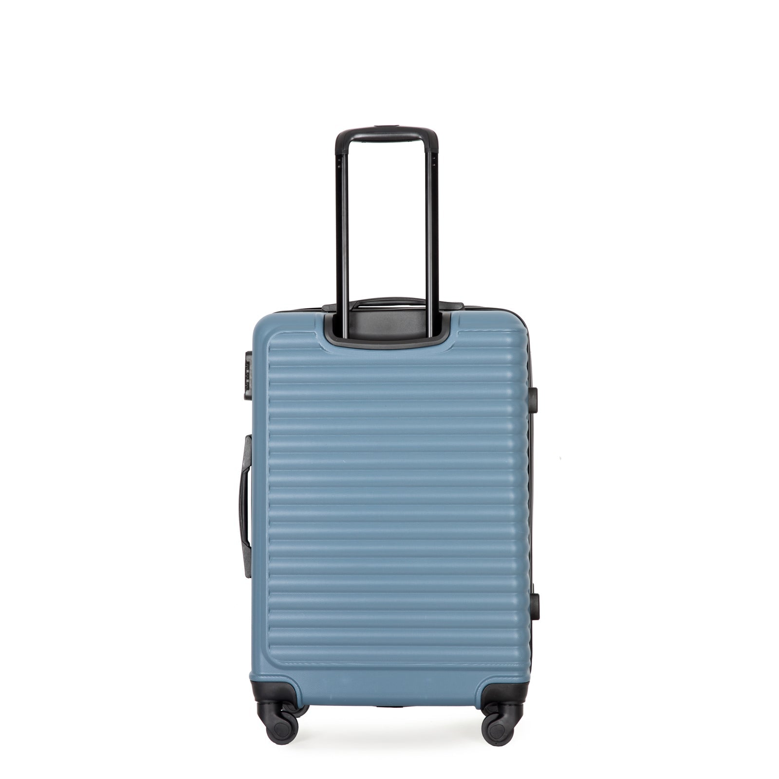 Logidon kofferset harde schaal blauw 4 wielen TSA douaneslot handbagage