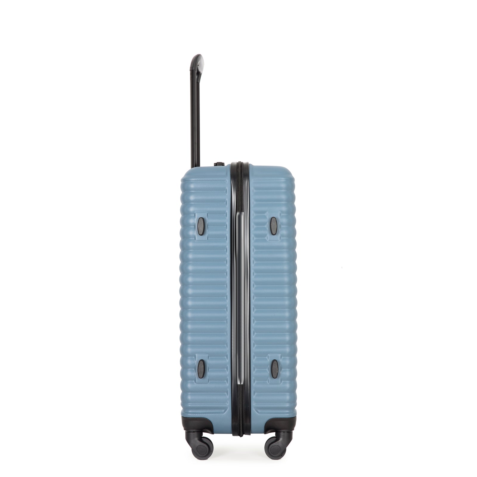 Logidon kofferset harde schaal blauw 4 wielen TSA douaneslot handbagage