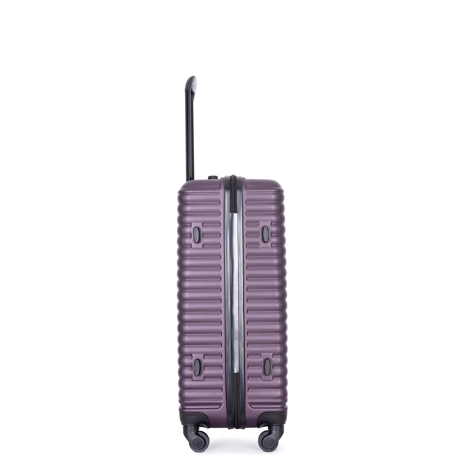Logidon hard-shell suitcase 68 cm dark purple 4-wheels TSA