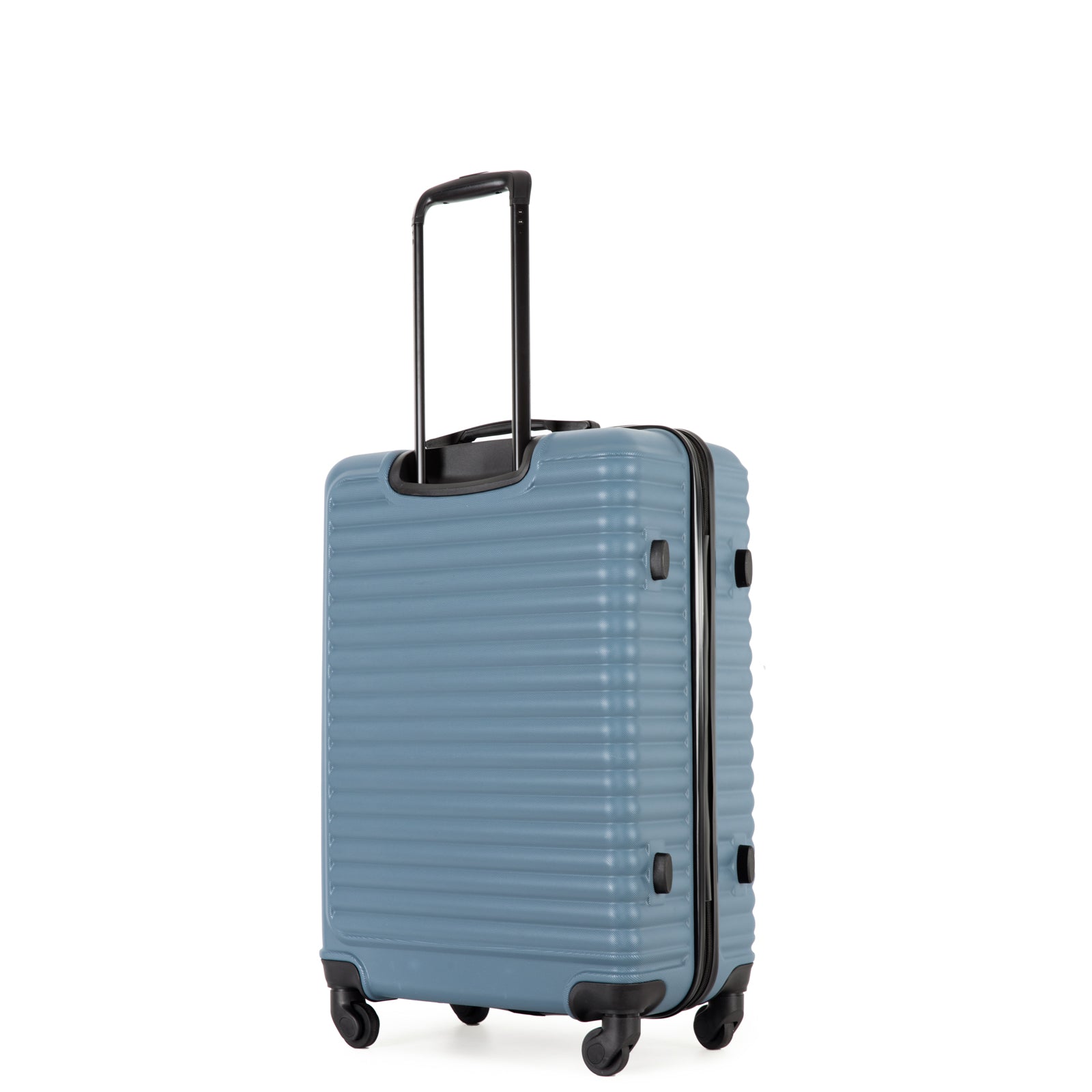 Logidon kofferset harde schaal blauw 4 wielen TSA douaneslot handbagage