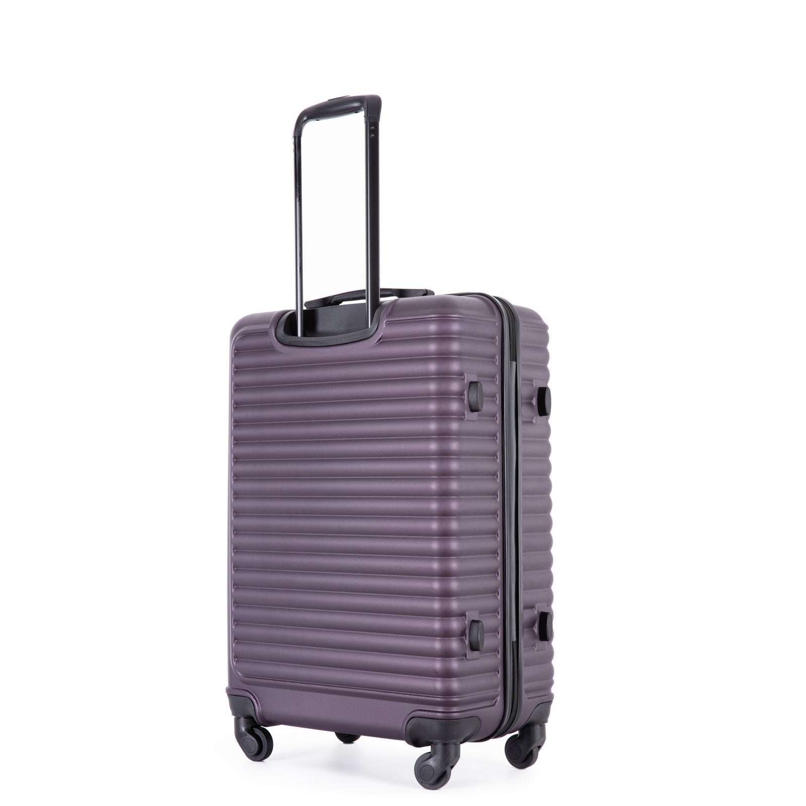 Logidon hard-shell suitcase 68 cm dark purple 4-wheels TSA
