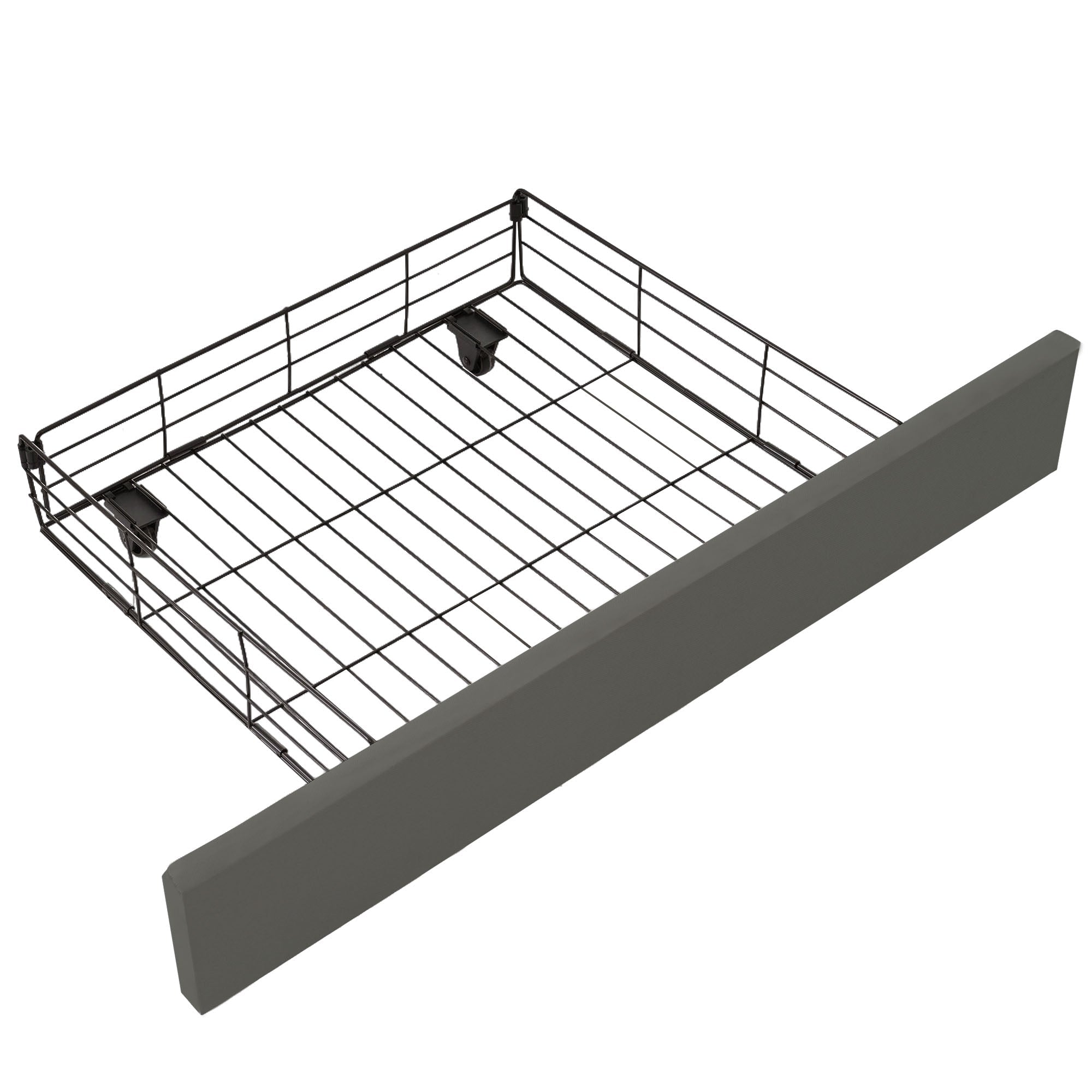 Logidon grijs gestoffeerd bed 160x200 cm met 4 lades USB C-aansluiting