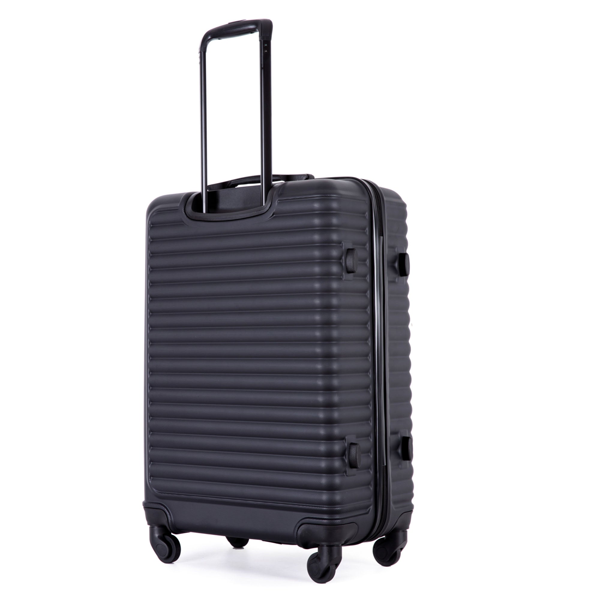Logidon hard case 68 cm black, 4 wheels, TSA lock