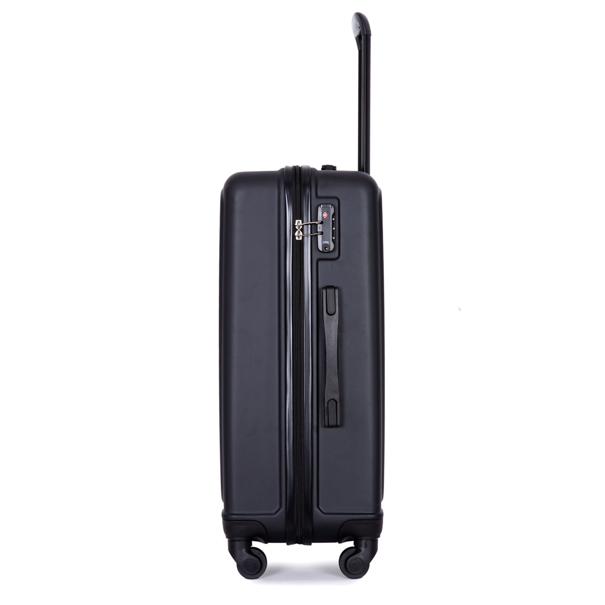 Logidon hard case 68 cm black, 4 wheels, TSA lock
