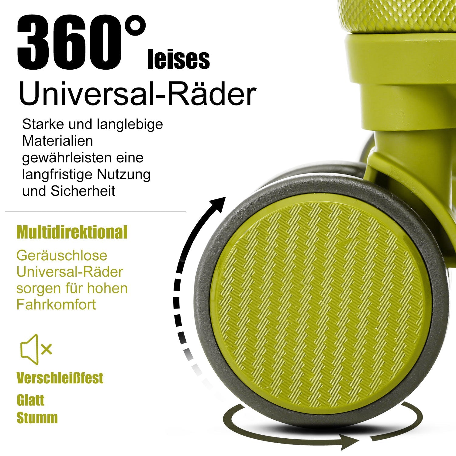 Logidon hardcase handbagage 4 rollen groen 59x41x27,5 cm