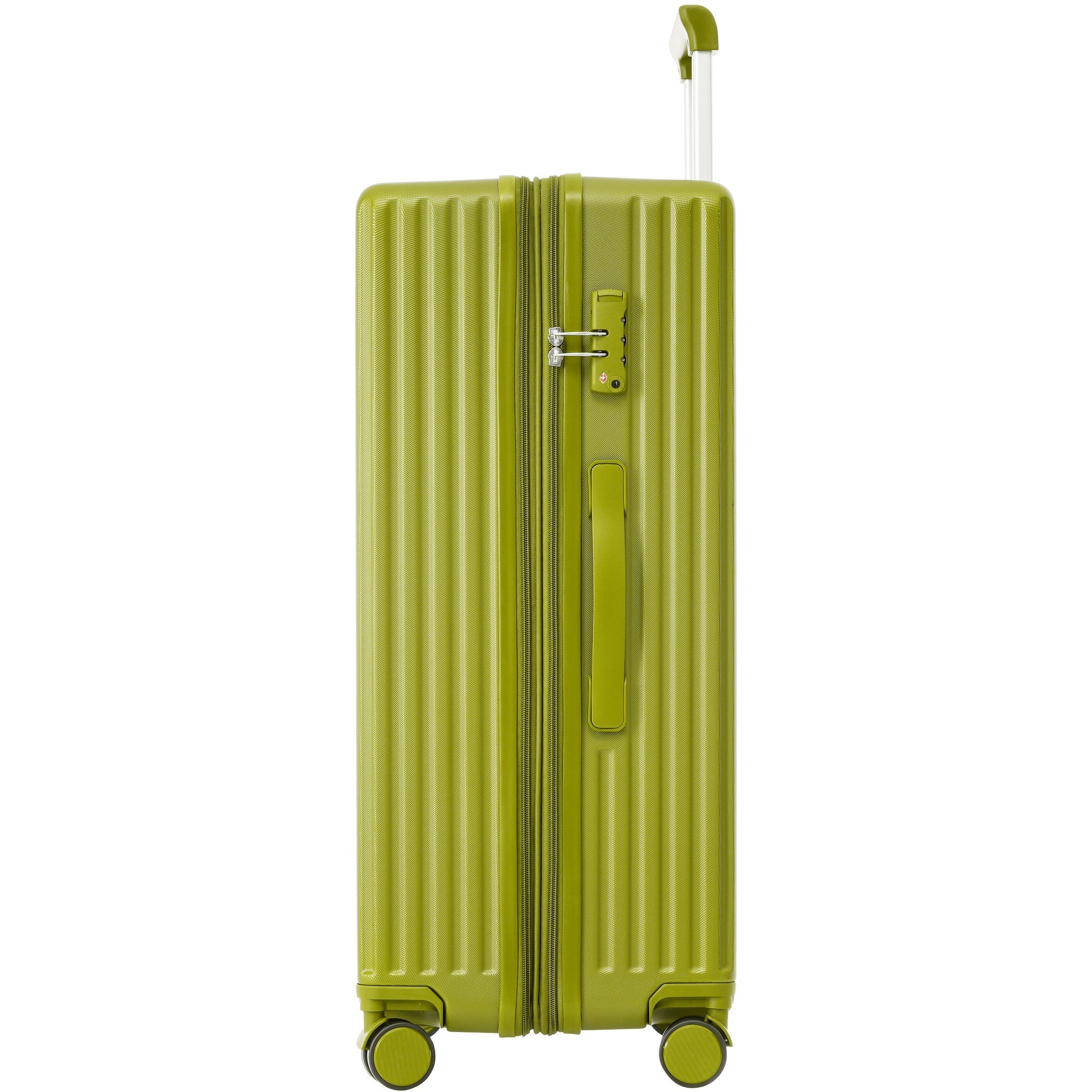 Logidon hardcase handbagage 4 rollen groen 59x41x27,5 cm